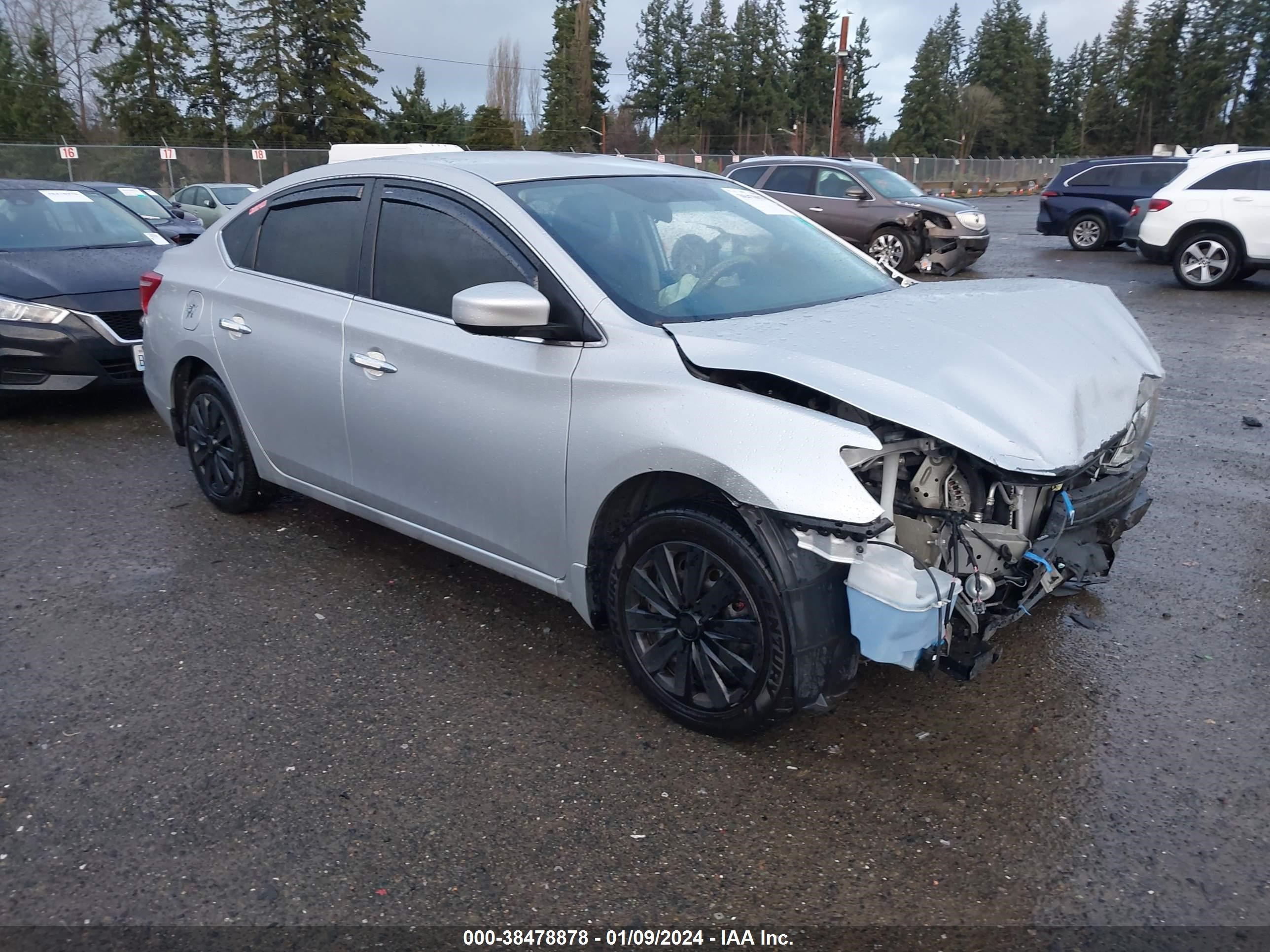 2017 Nissan Sentra S vin: 3N1AB7AP3HY378174