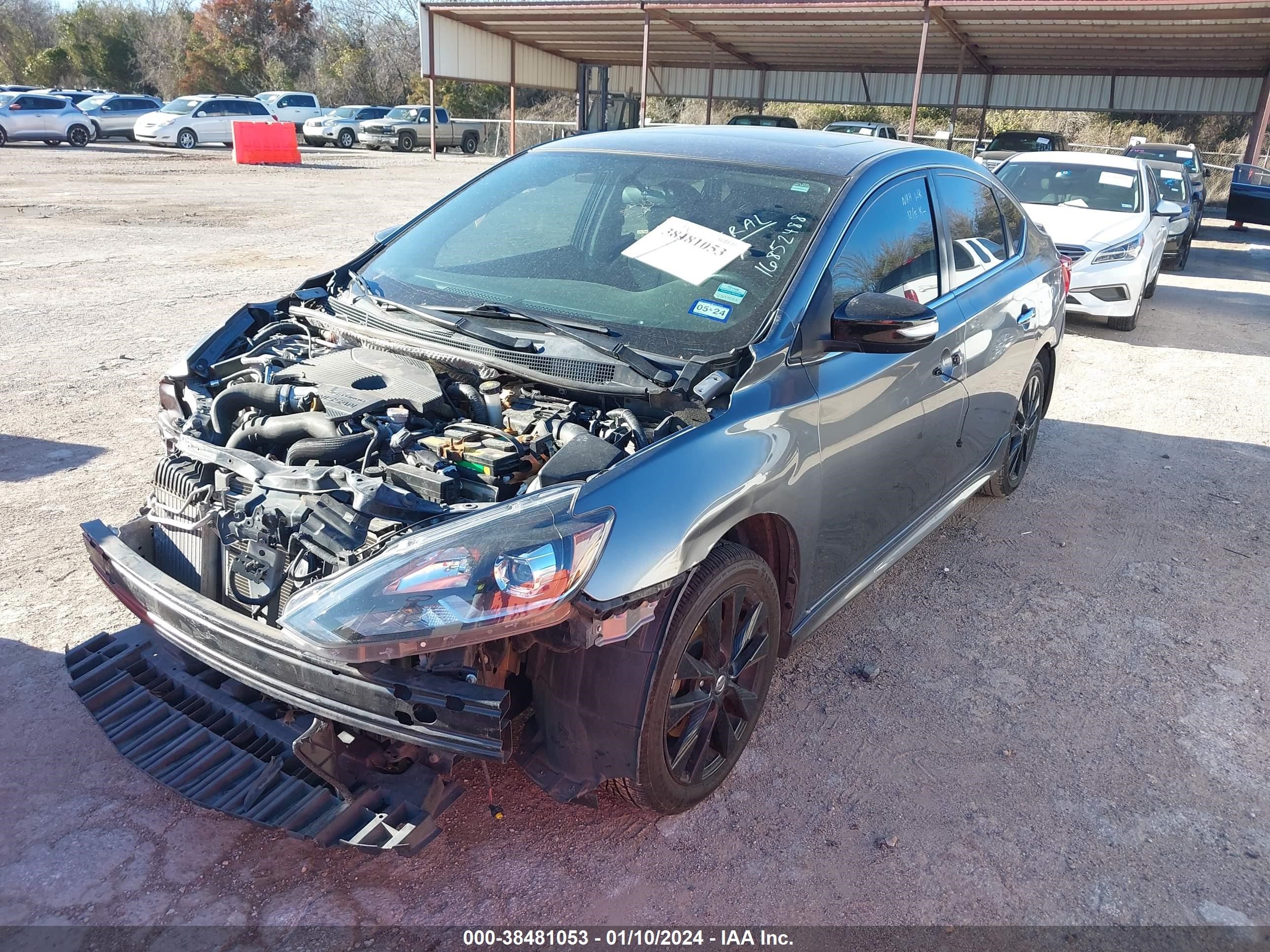 2017 Nissan Sentra Sr Turbo vin: 3N1CB7APXHY301505