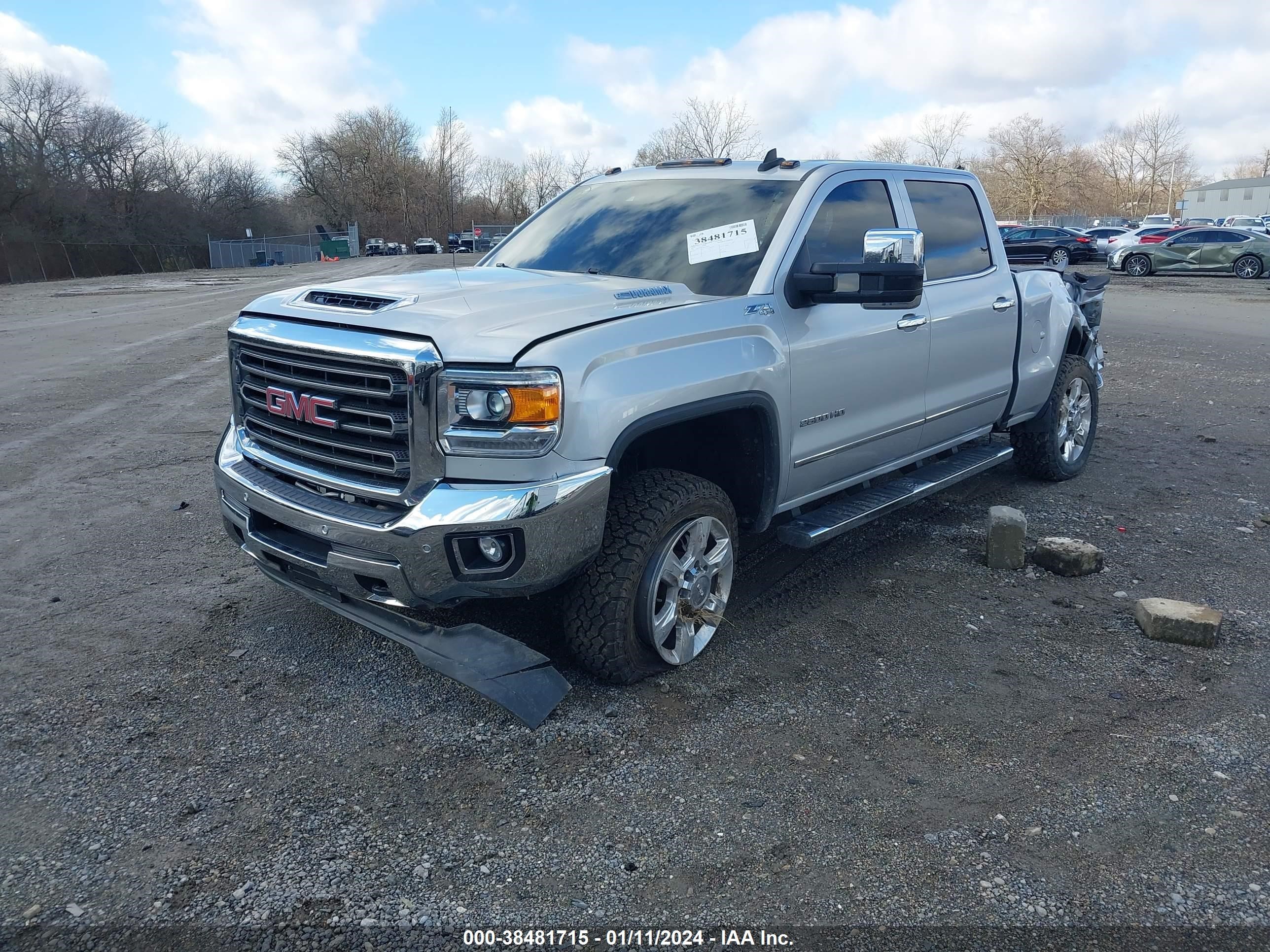 2017 GMC Sierra 2500Hd Slt vin: 1GT12TEY3HF132872