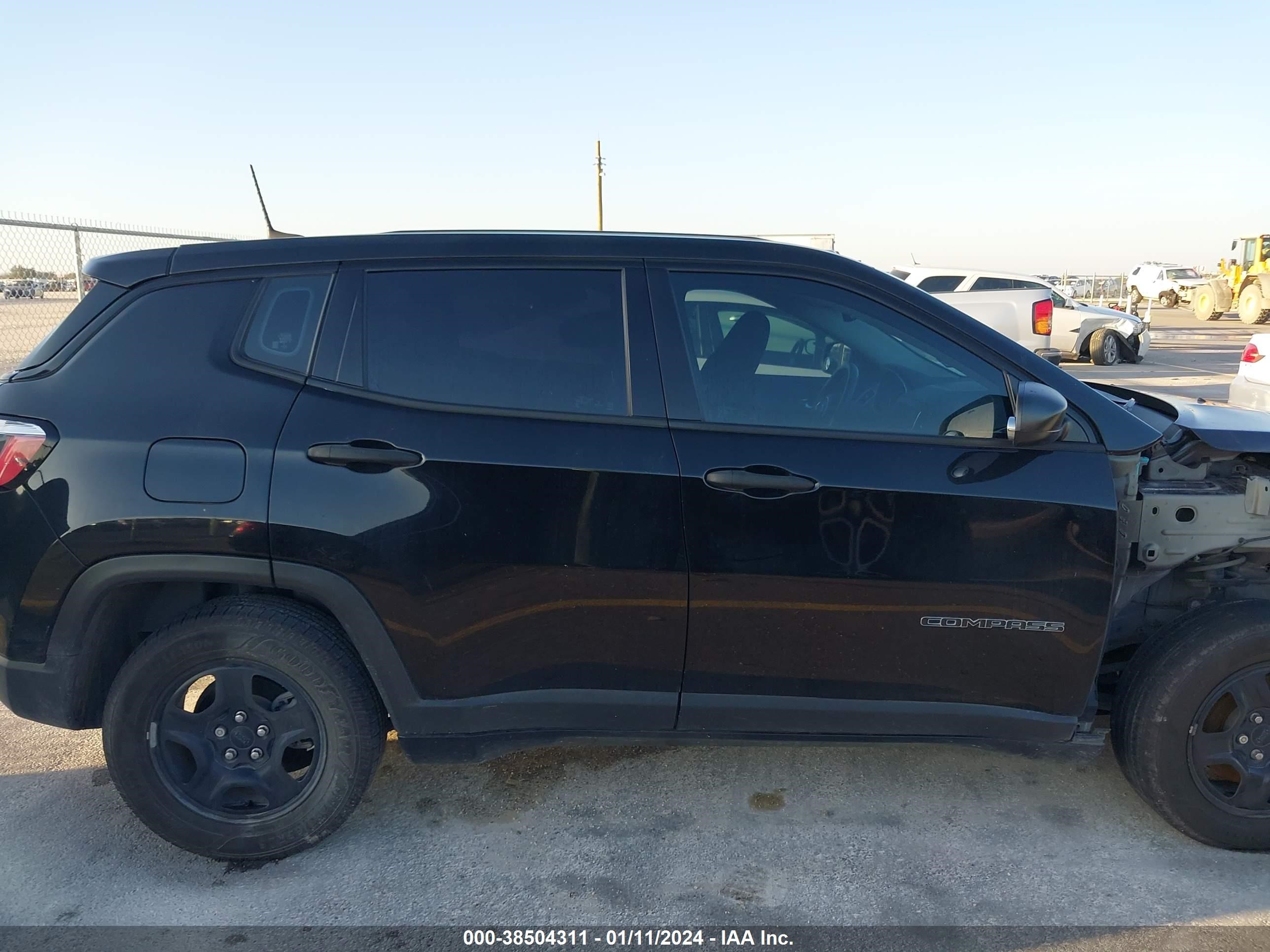 2019 Jeep Compass Sport Fwd vin: 3C4NJCAB9KT856357