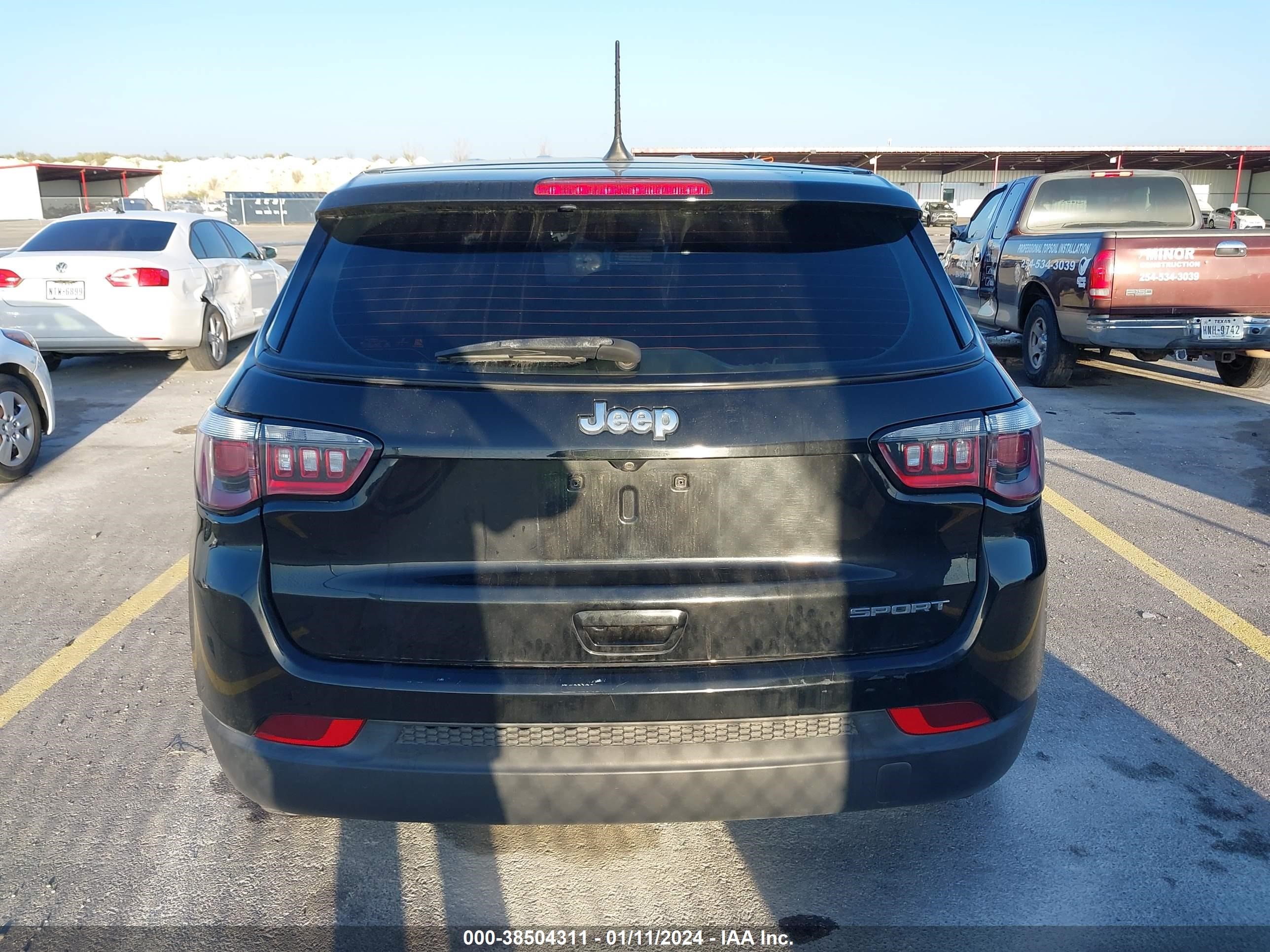 2019 Jeep Compass Sport Fwd vin: 3C4NJCAB9KT856357