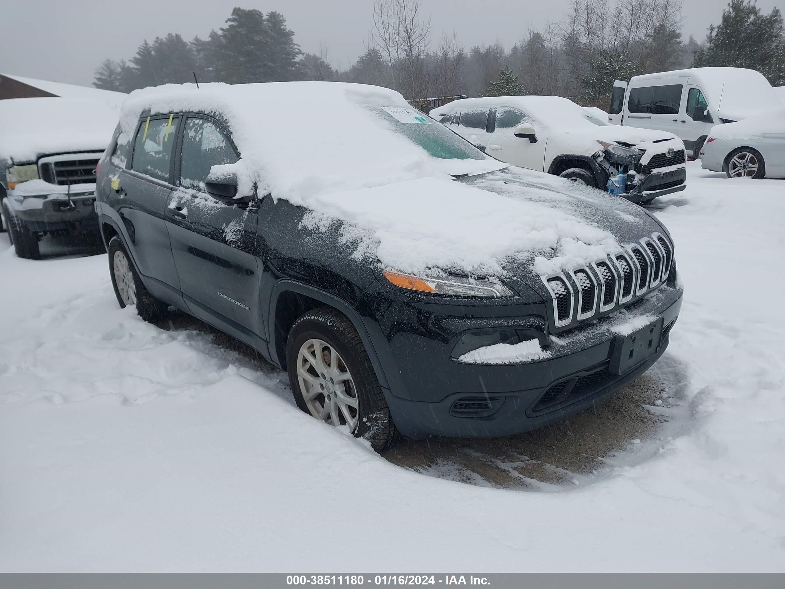 2017 Jeep Cherokee Sport 4X4 vin: 1C4PJMAS2HD227908