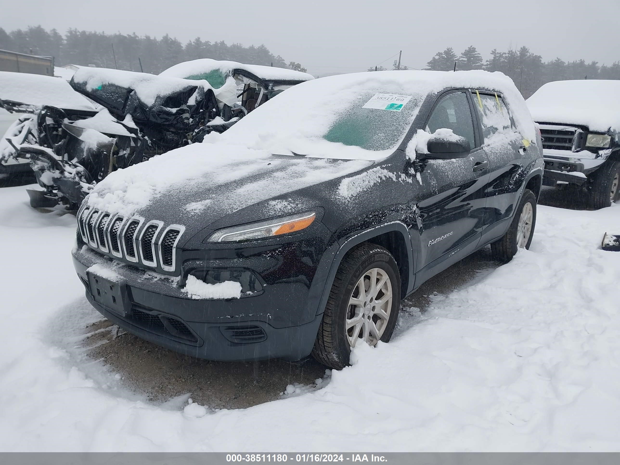 2017 Jeep Cherokee Sport 4X4 vin: 1C4PJMAS2HD227908