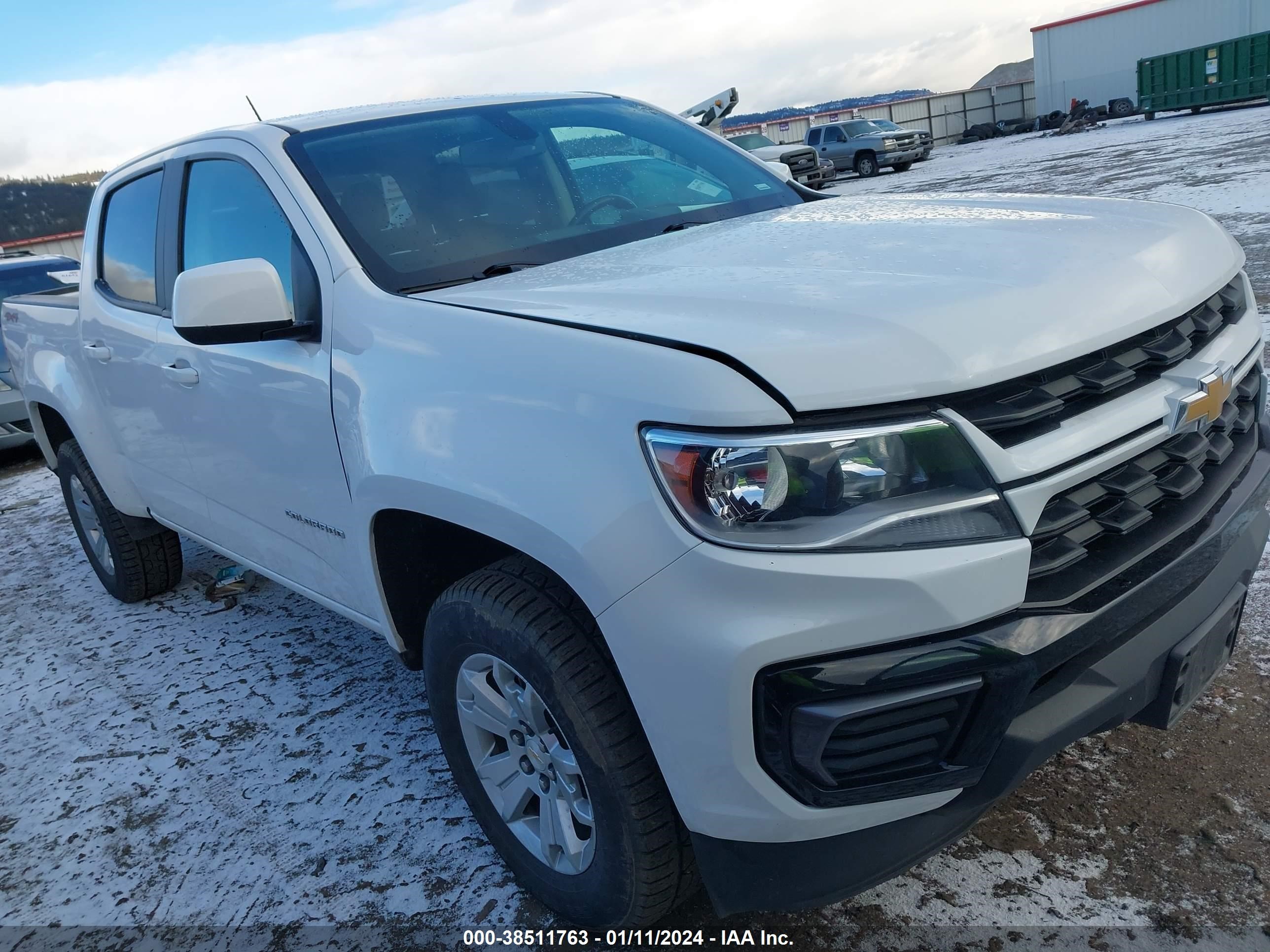 2021 Chevrolet Colorado 4Wd Short Box Lt vin: 1GCGTCEN1M1262654