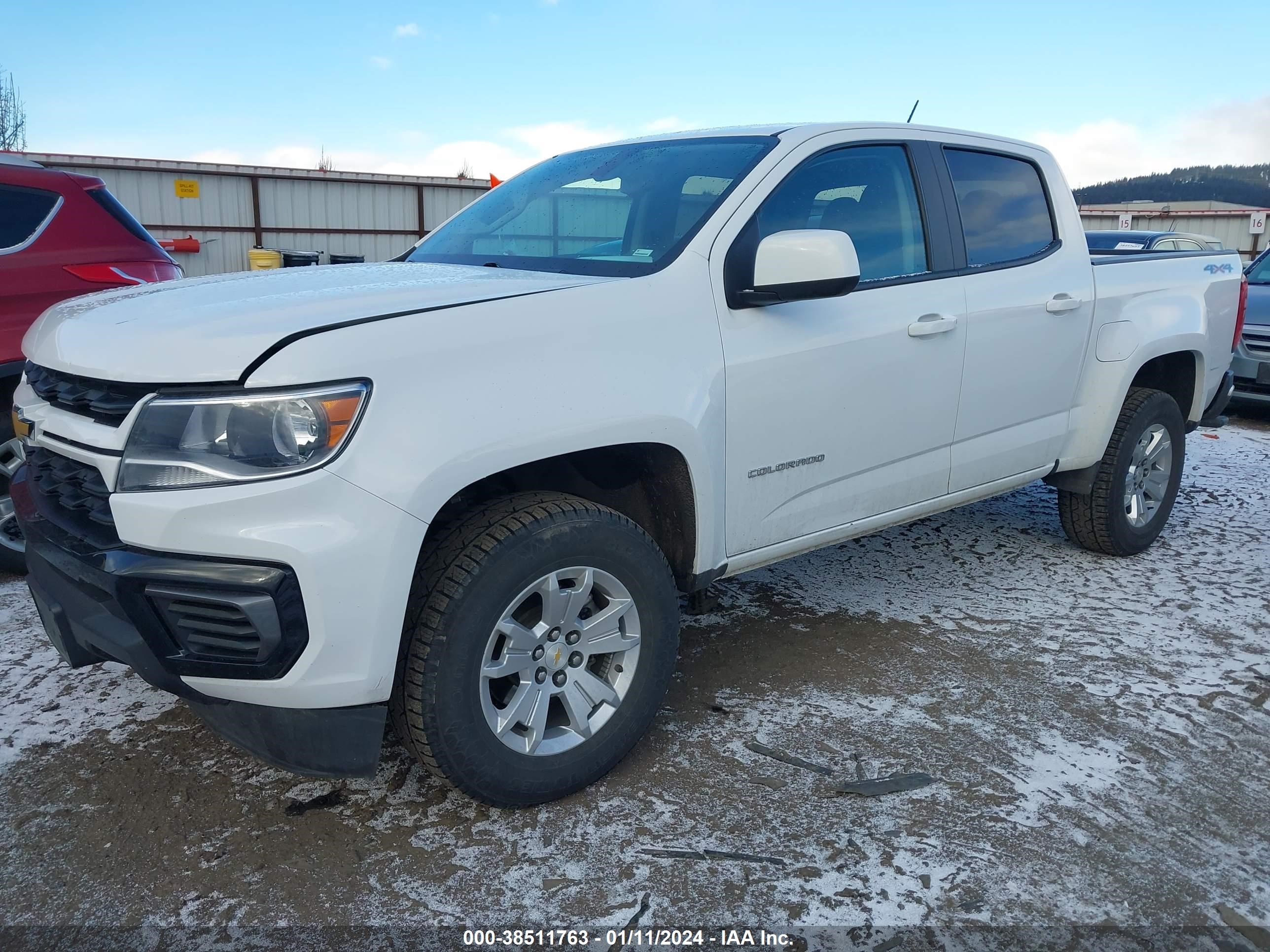 2021 Chevrolet Colorado 4Wd Short Box Lt vin: 1GCGTCEN1M1262654