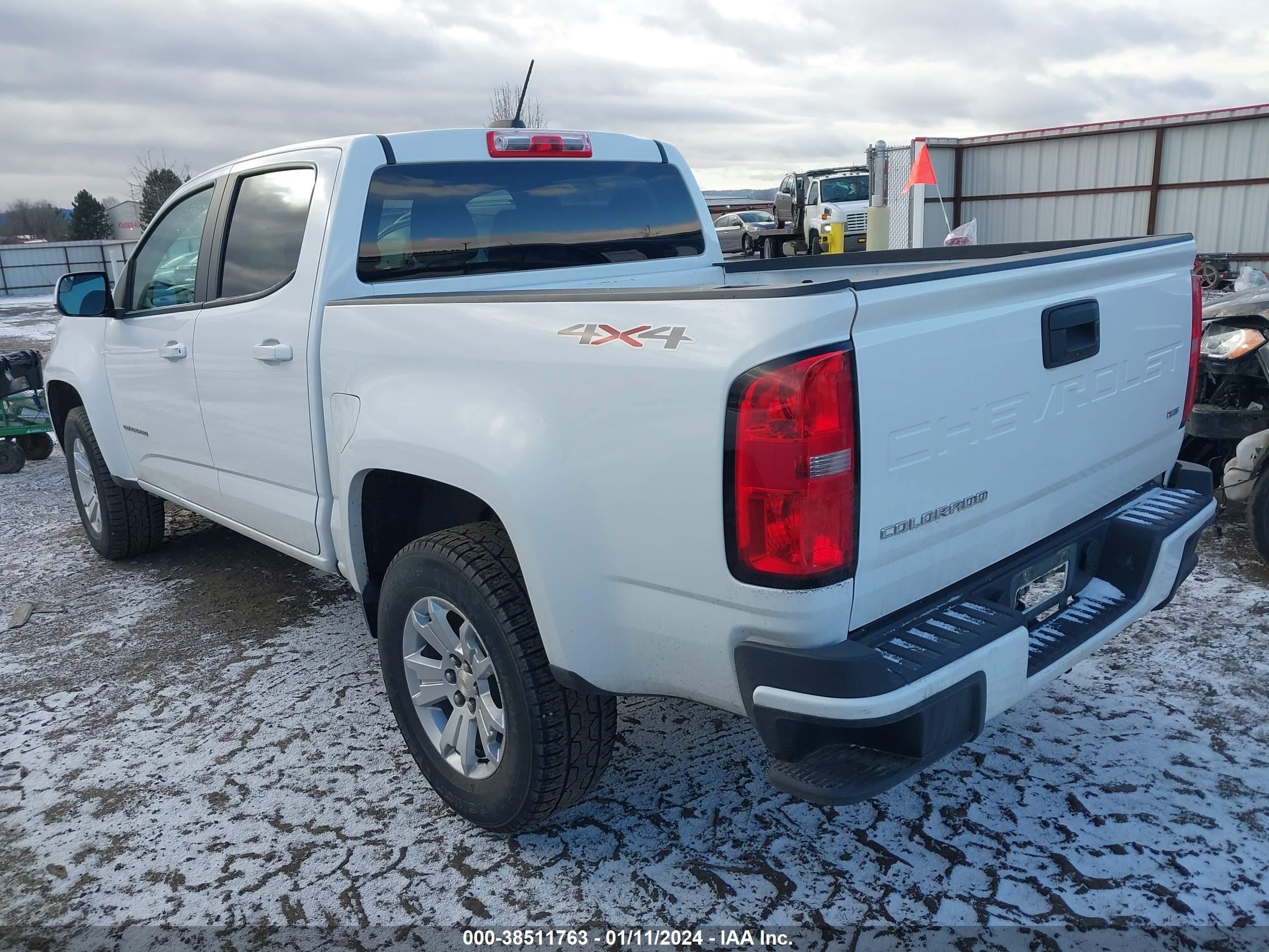 2021 Chevrolet Colorado 4Wd Short Box Lt vin: 1GCGTCEN1M1262654