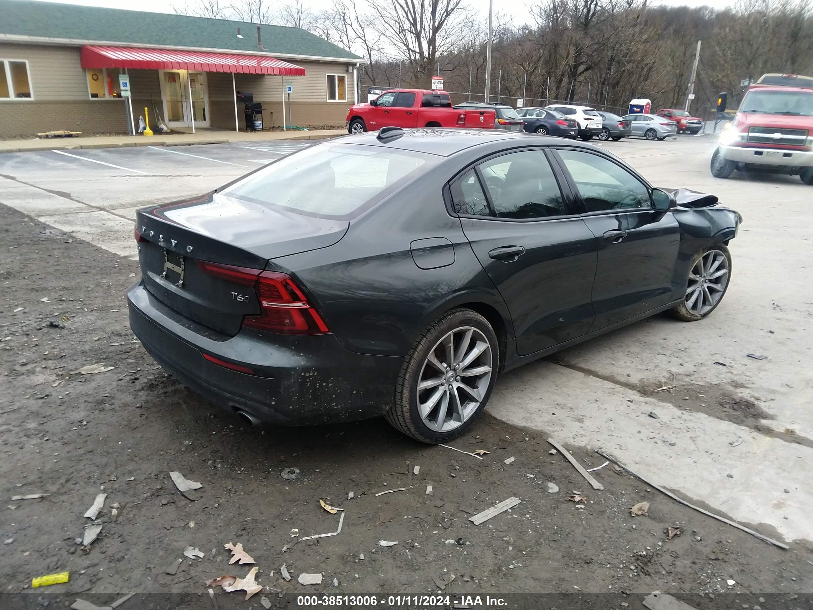 2020 Volvo S60 T6 Momentum vin: 7JRA22TK9LG057575