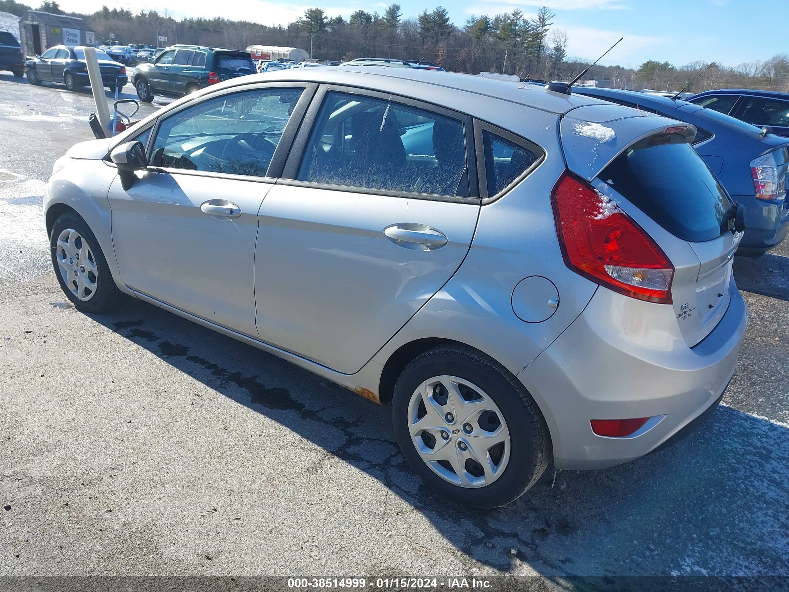 2012 Ford Fiesta Se vin: 3FADP4EJ6CM117112