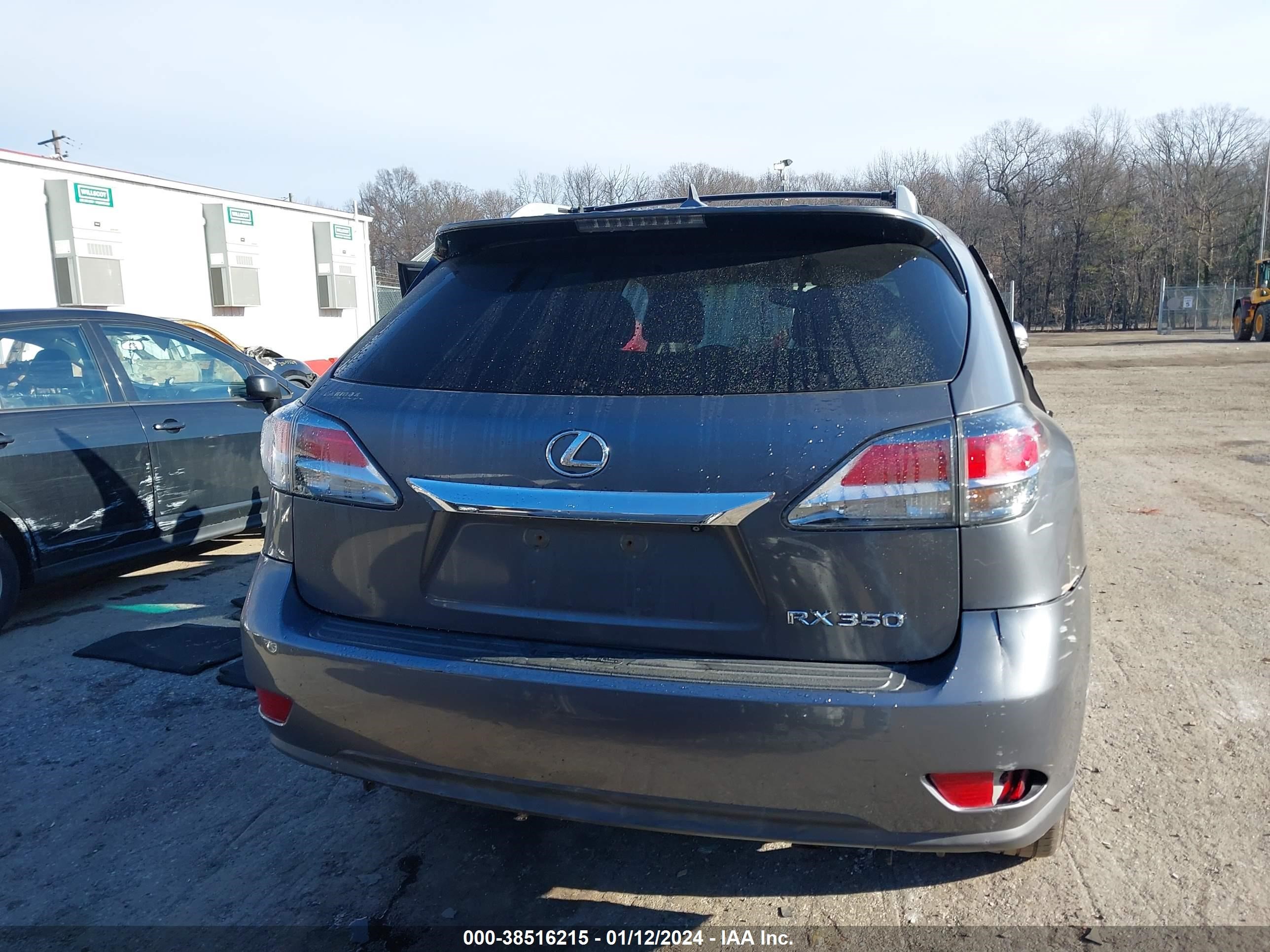 2013 Lexus Rx 350 vin: 2T2BK1BA0DC190002