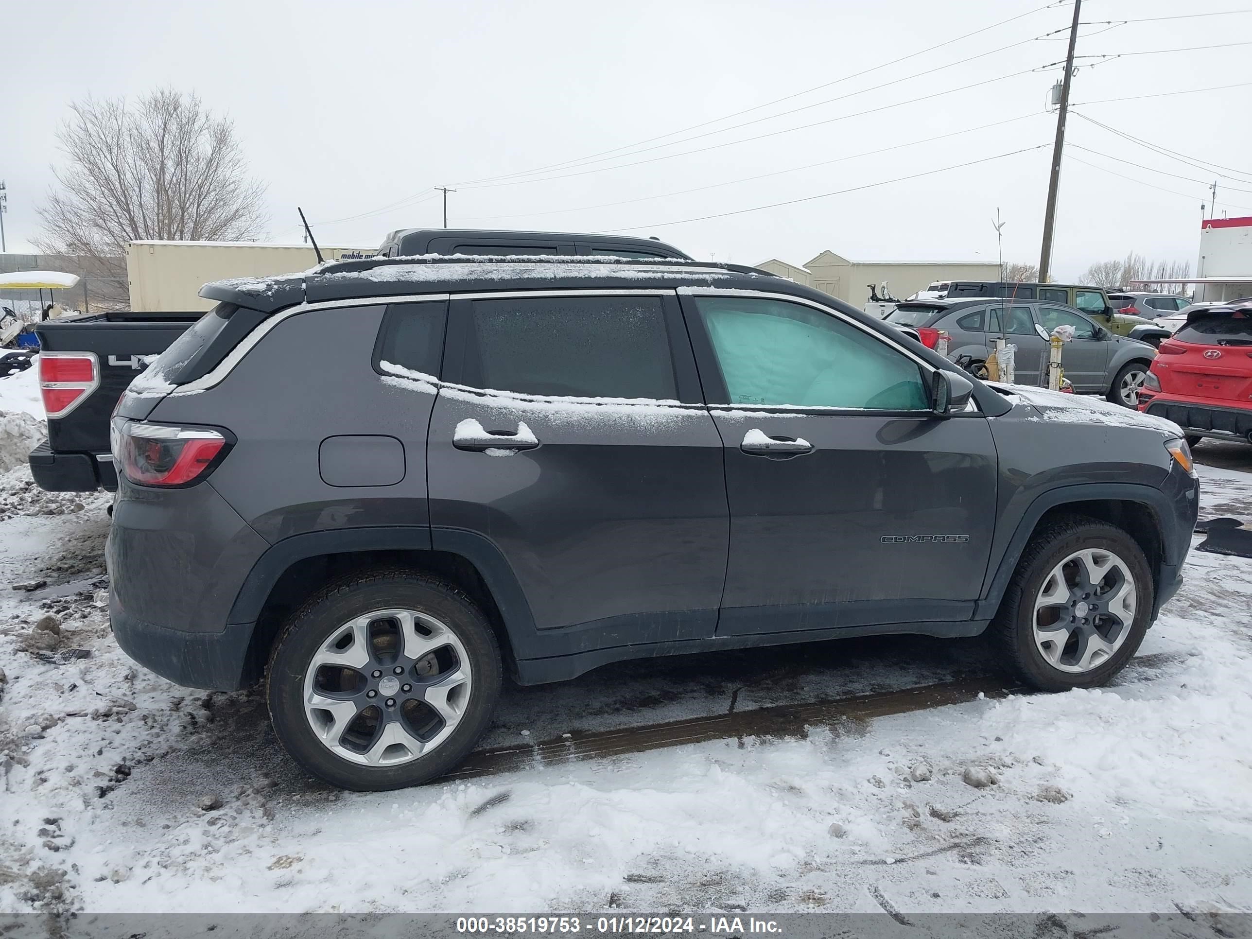 2021 Jeep Compass Limited 4X4 vin: 3C4NJDCB7MT542809