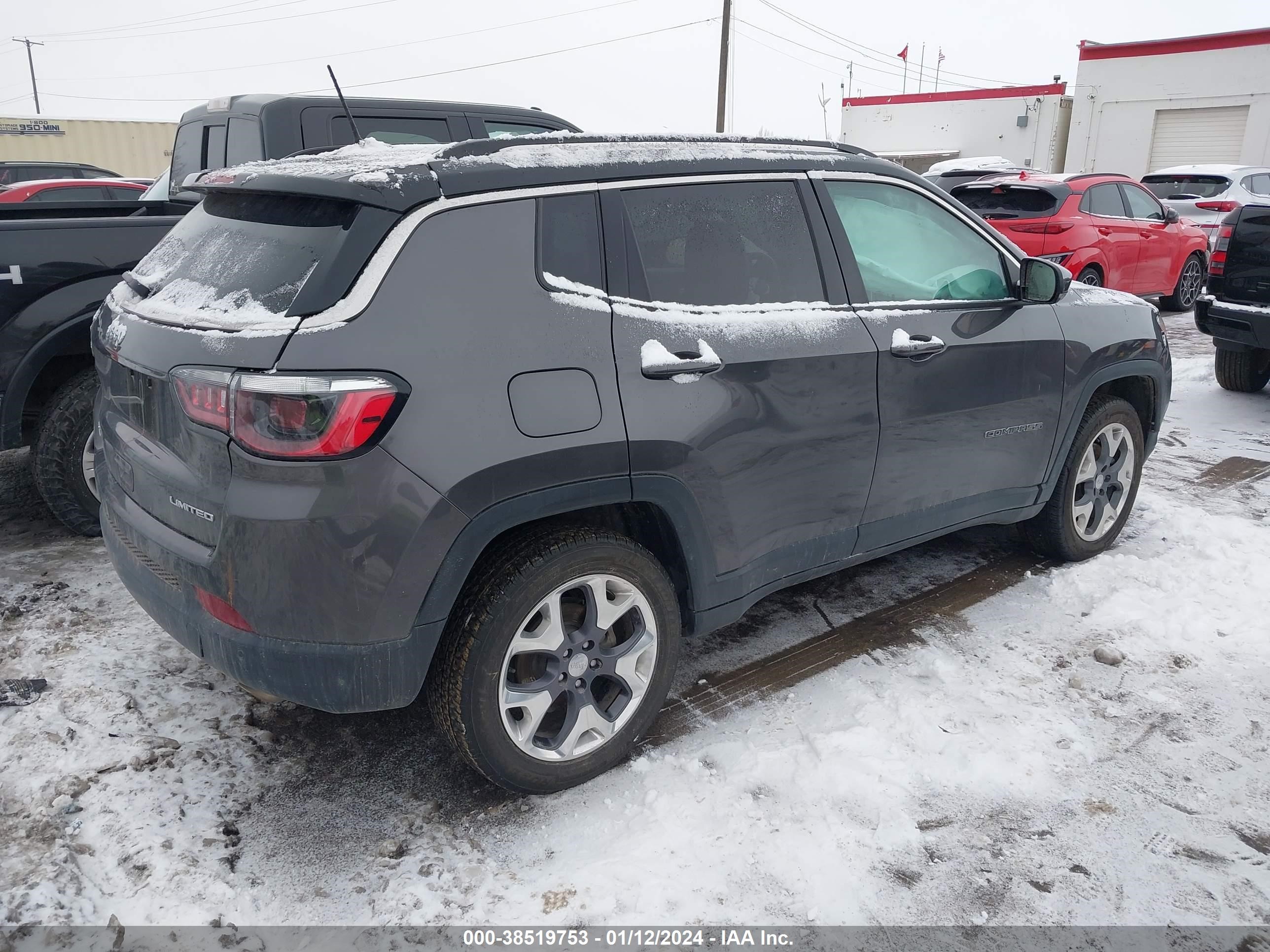 2021 Jeep Compass Limited 4X4 vin: 3C4NJDCB7MT542809