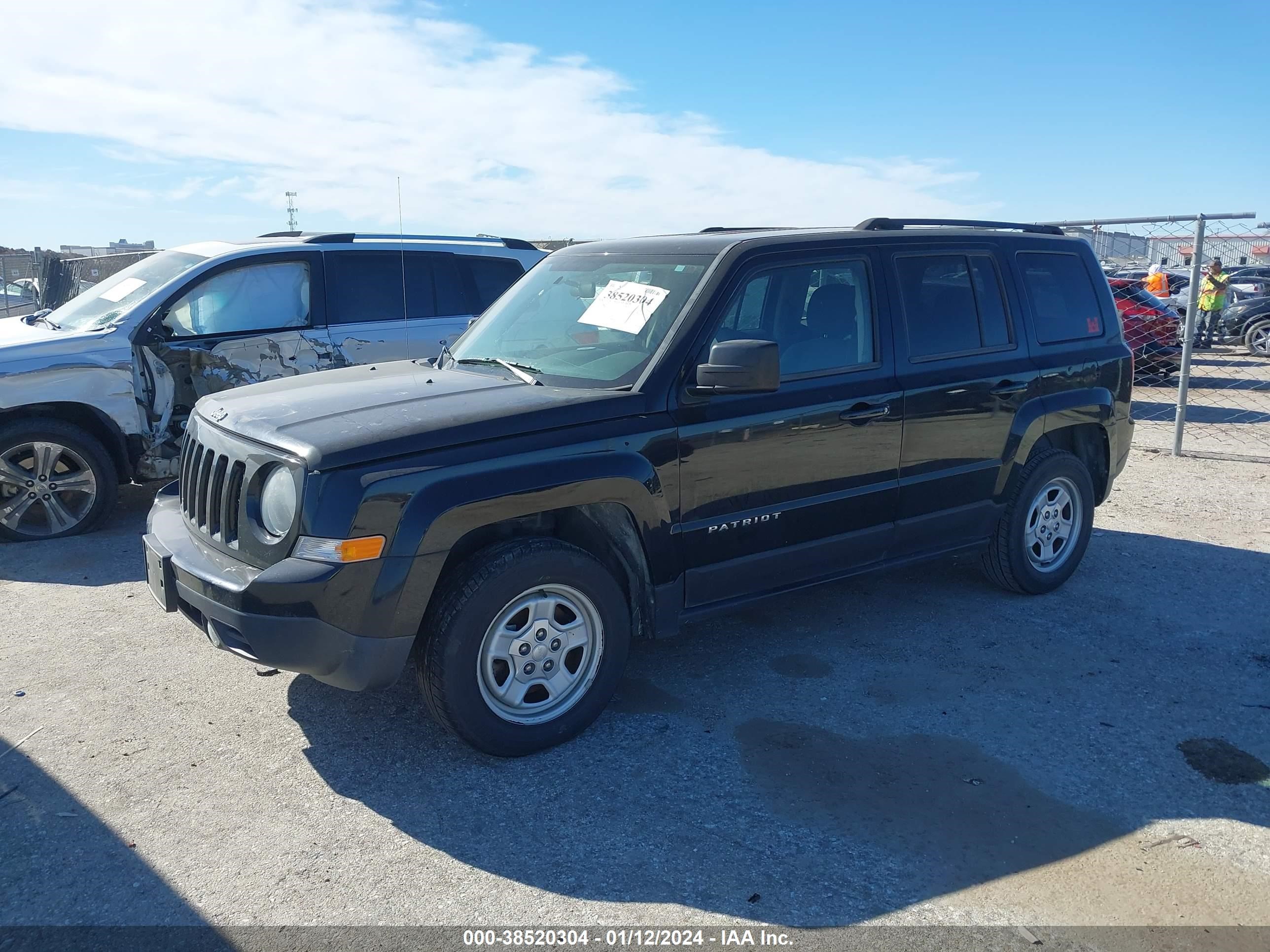 2014 Jeep Patriot Sport vin: 1C4NJPBA4ED720550