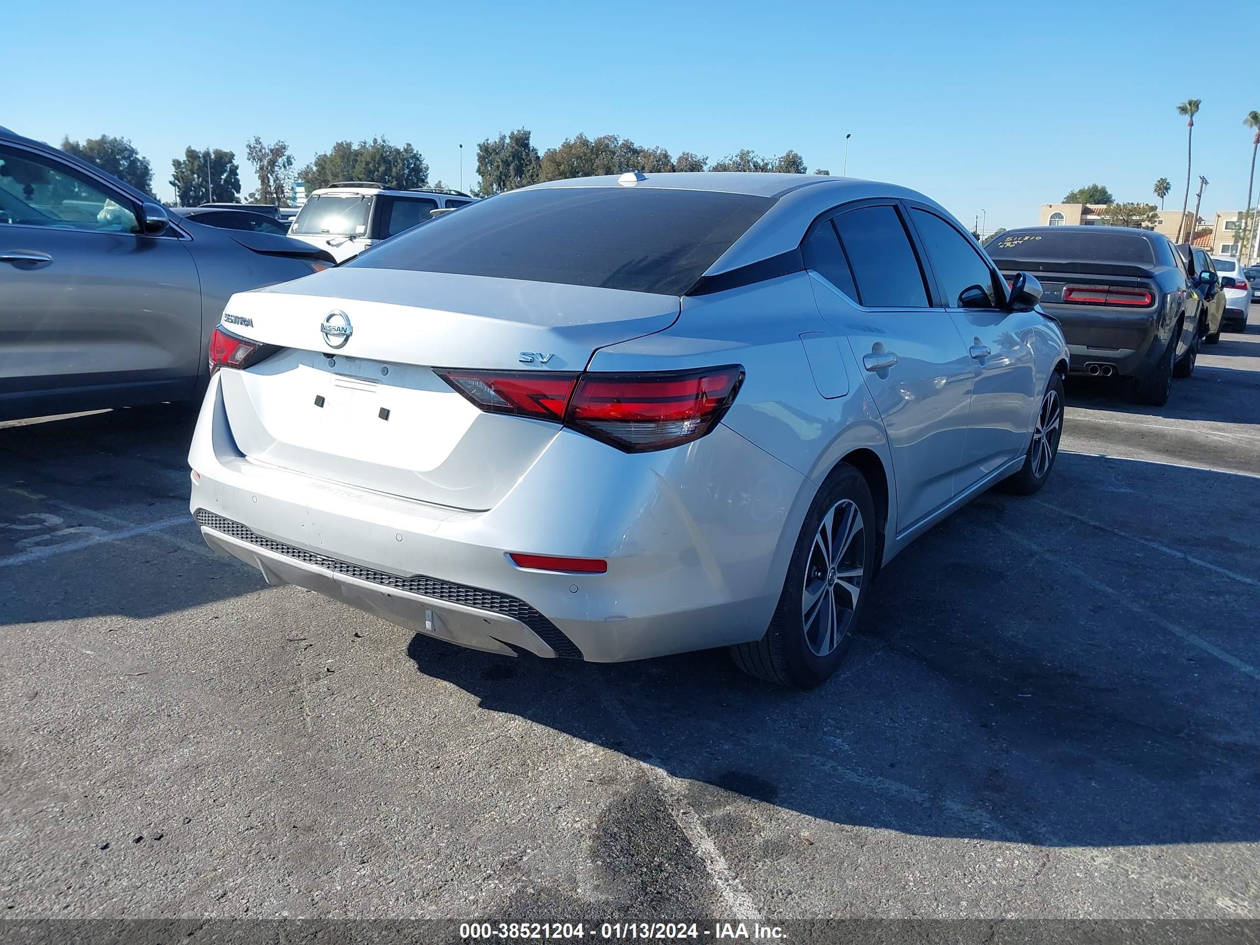 2022 Nissan Sentra Sv Xtronic Cvt vin: 3N1AB8CV4NY321043