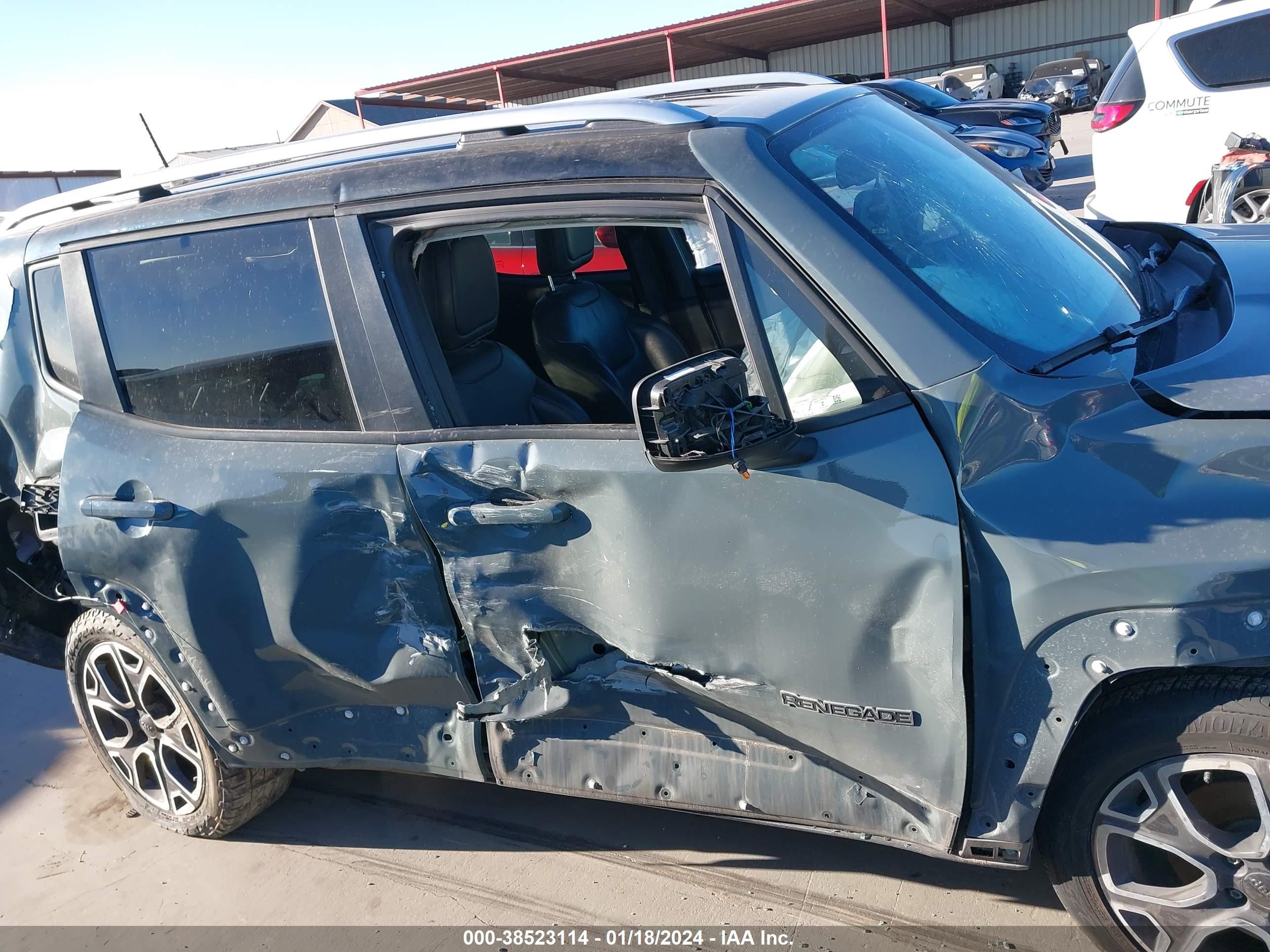 2018 Jeep Renegade Limited Fwd vin: ZACCJADB1JPH24285