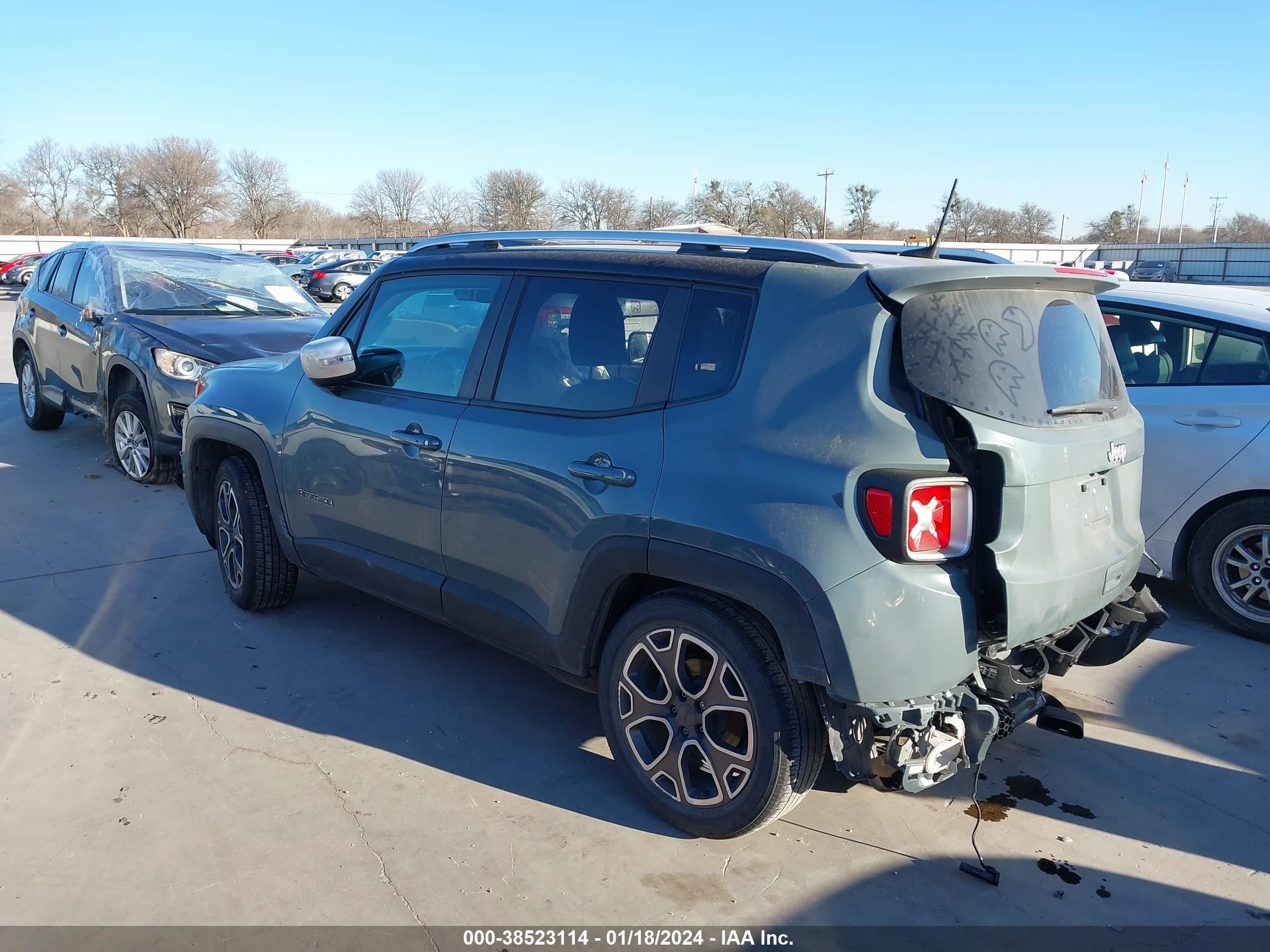 2018 Jeep Renegade Limited Fwd vin: ZACCJADB1JPH24285