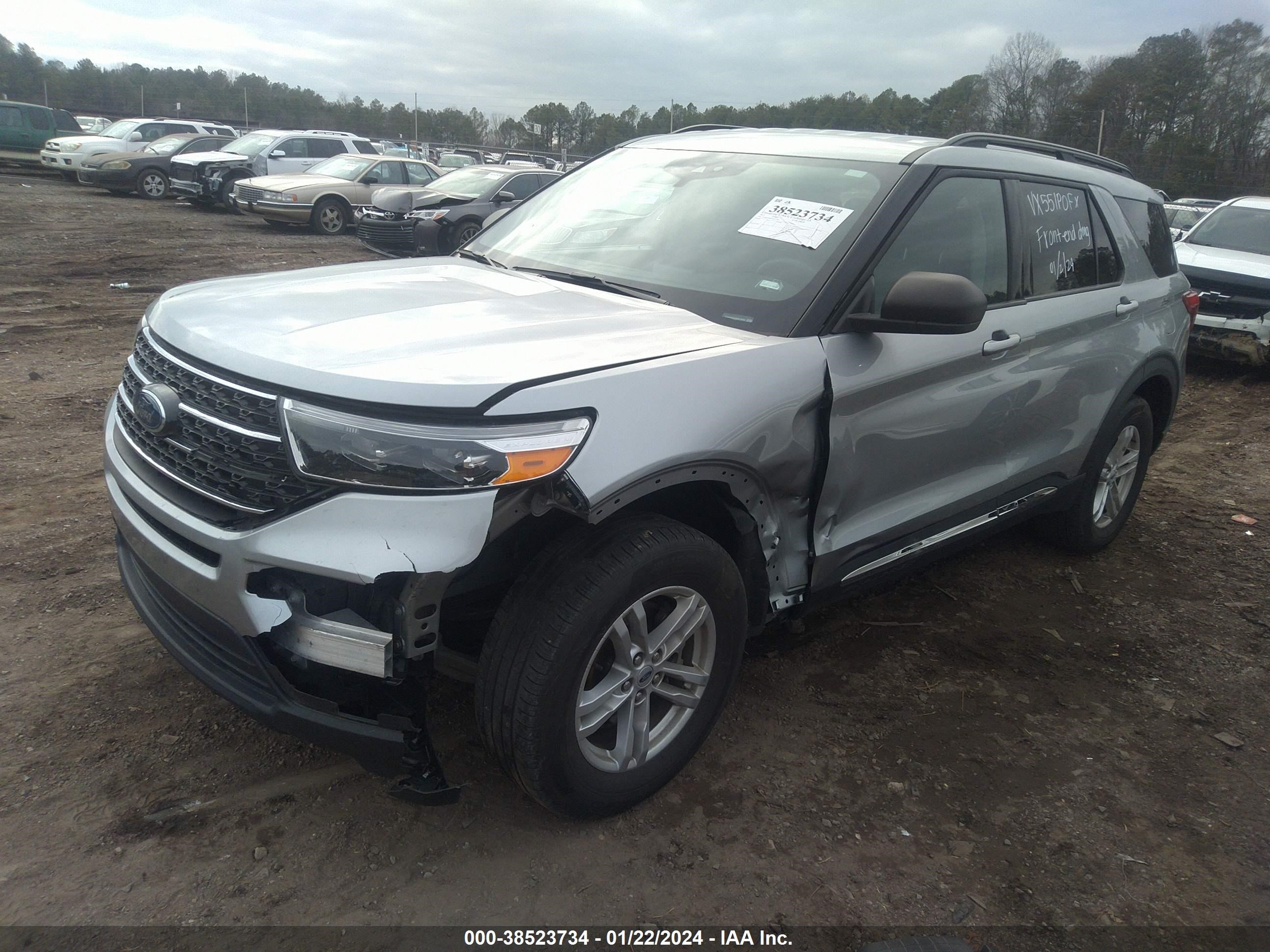 2022 Ford Explorer Xlt vin: 1FMSK8DH5NGC13053