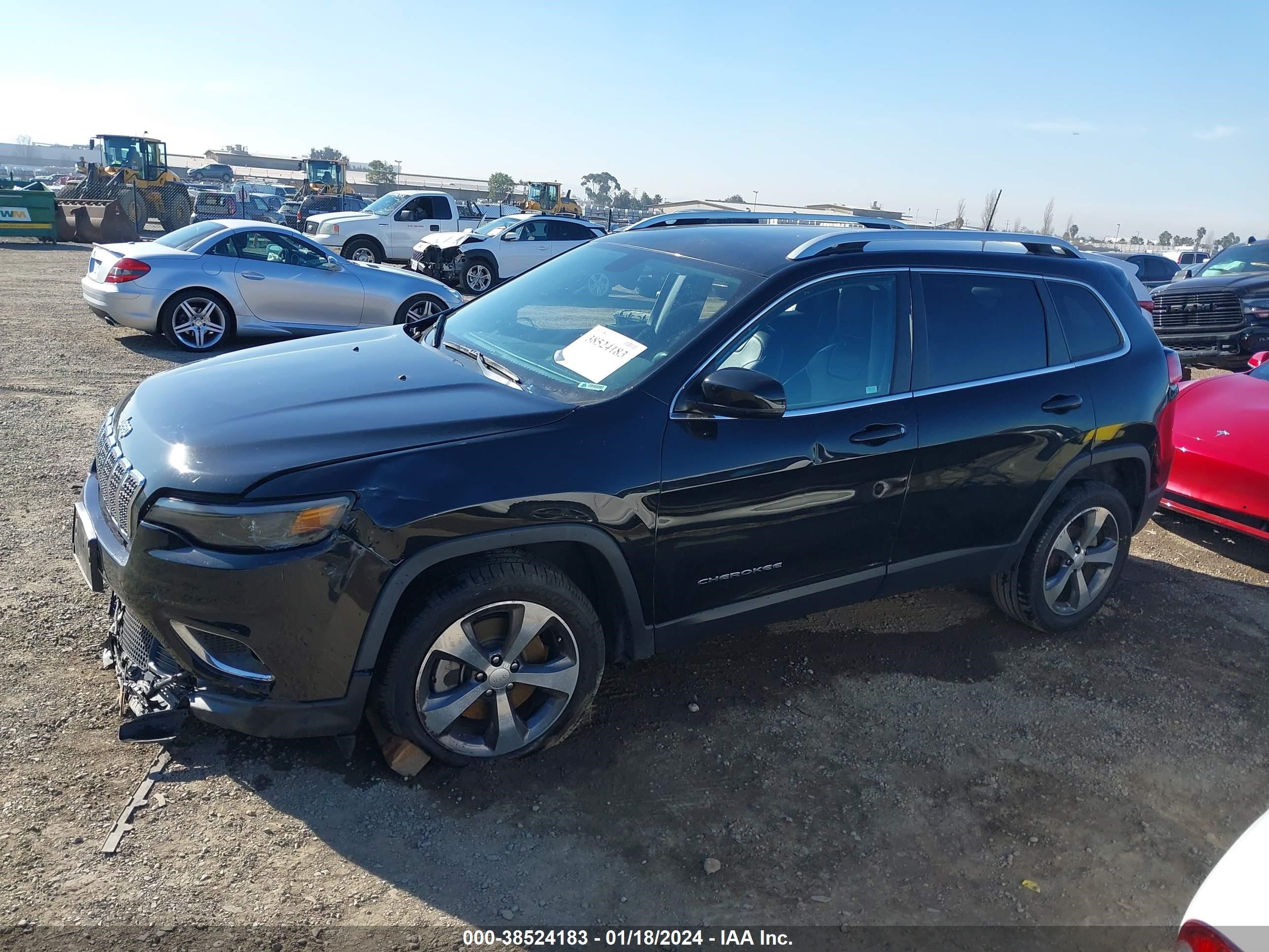 2019 Jeep Cherokee Limited Fwd vin: 1C4PJLDB8KD466781