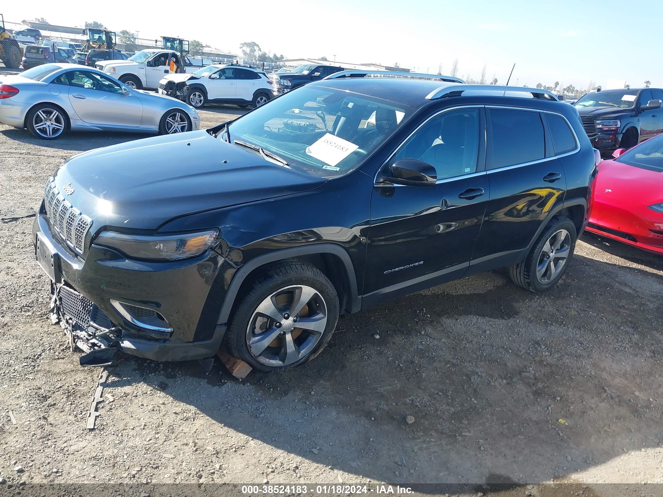 2019 Jeep Cherokee Limited Fwd vin: 1C4PJLDB8KD466781