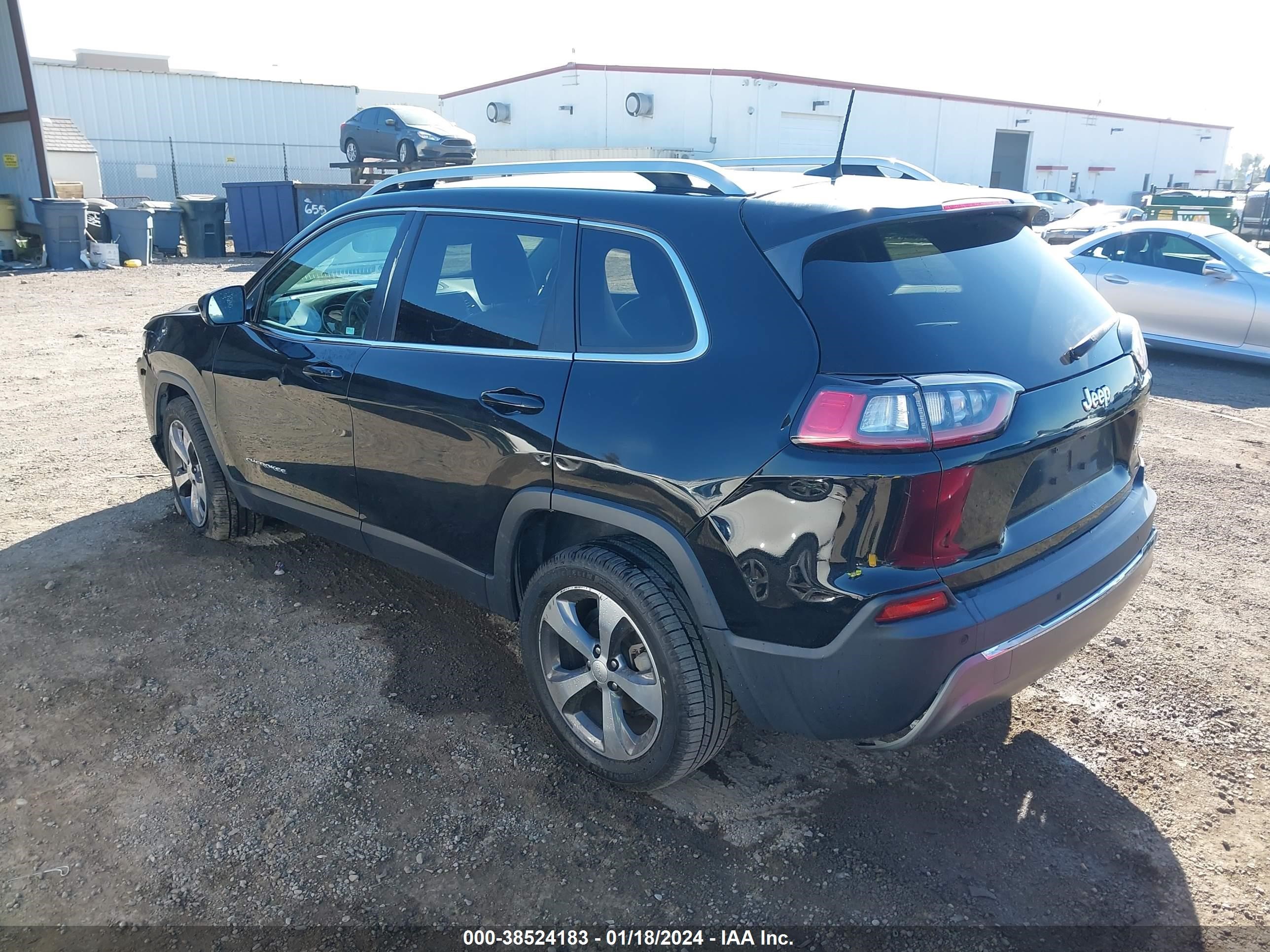 2019 Jeep Cherokee Limited Fwd vin: 1C4PJLDB8KD466781