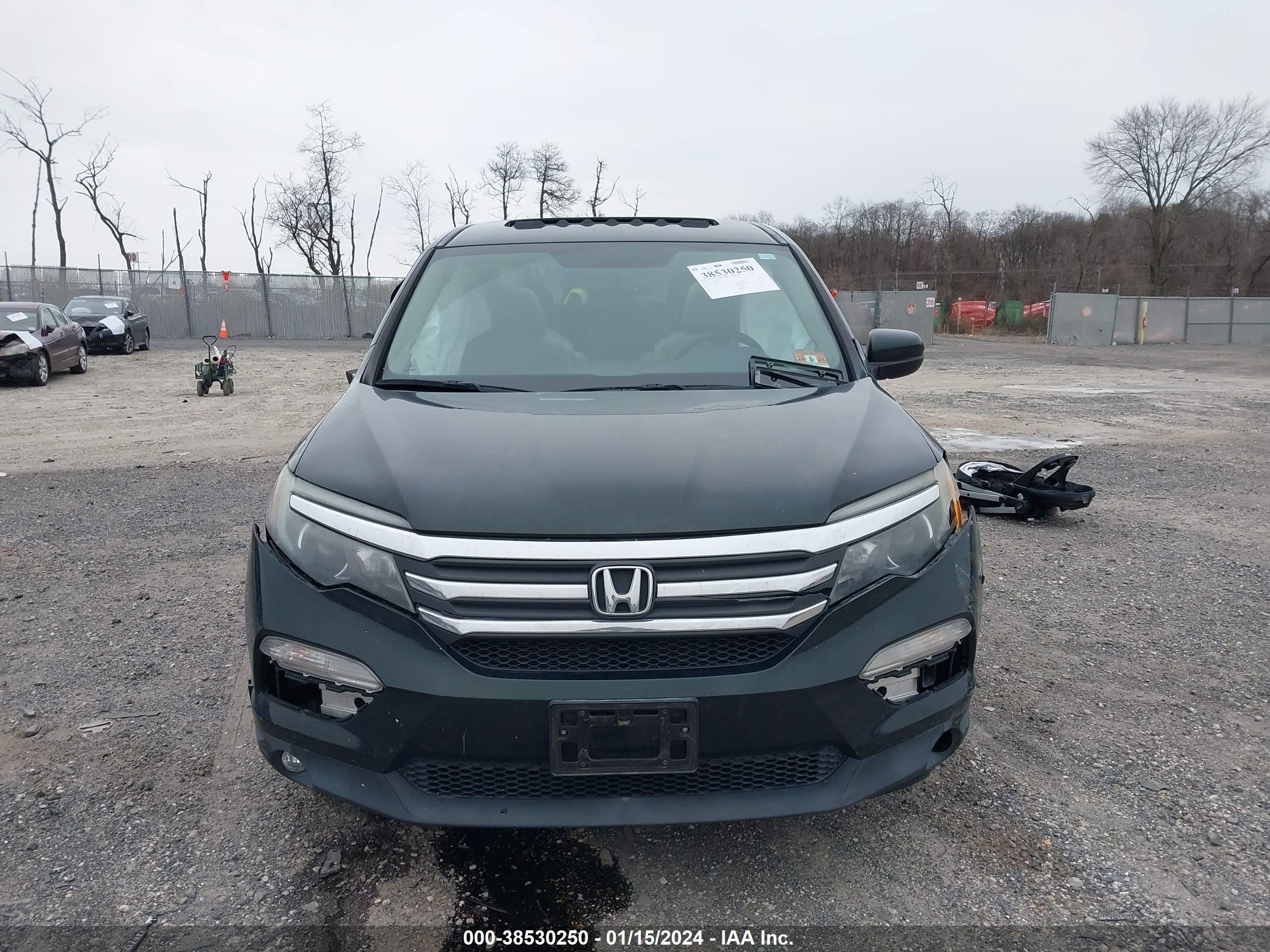 2016 Honda Pilot Ex-L vin: 5FNYF6H51GB006969