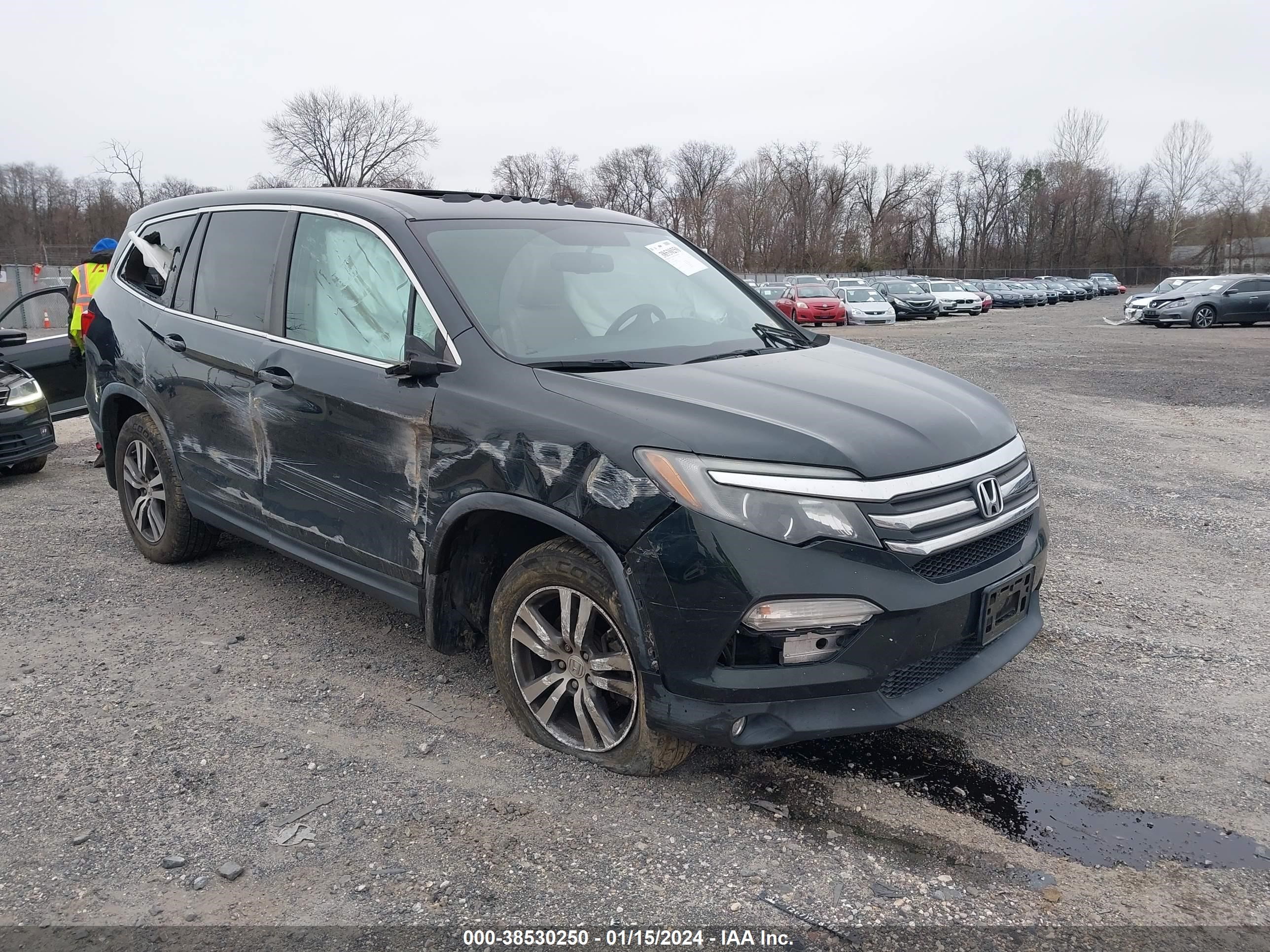 2016 Honda Pilot Ex-L vin: 5FNYF6H51GB006969