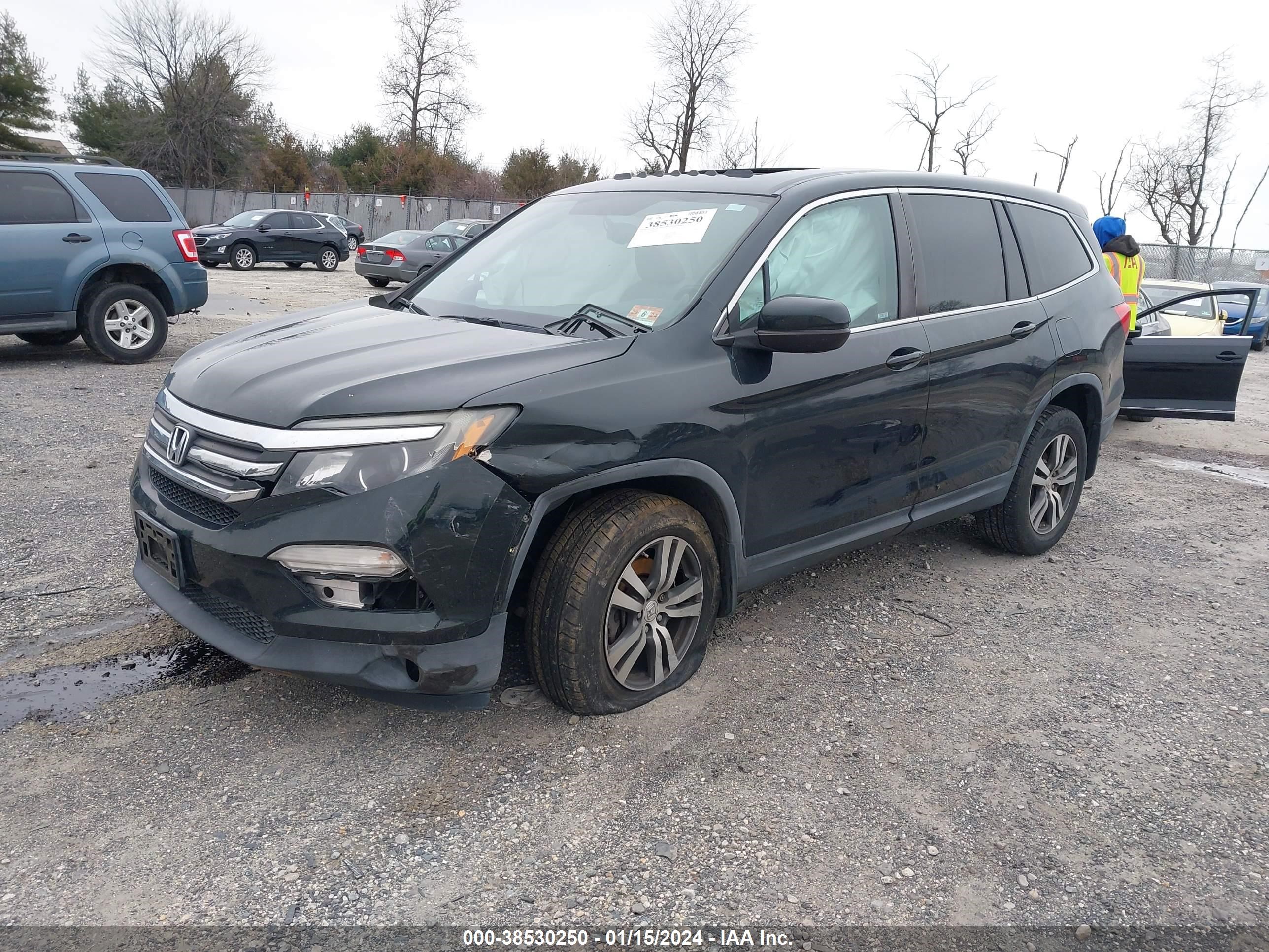 2016 Honda Pilot Ex-L vin: 5FNYF6H51GB006969