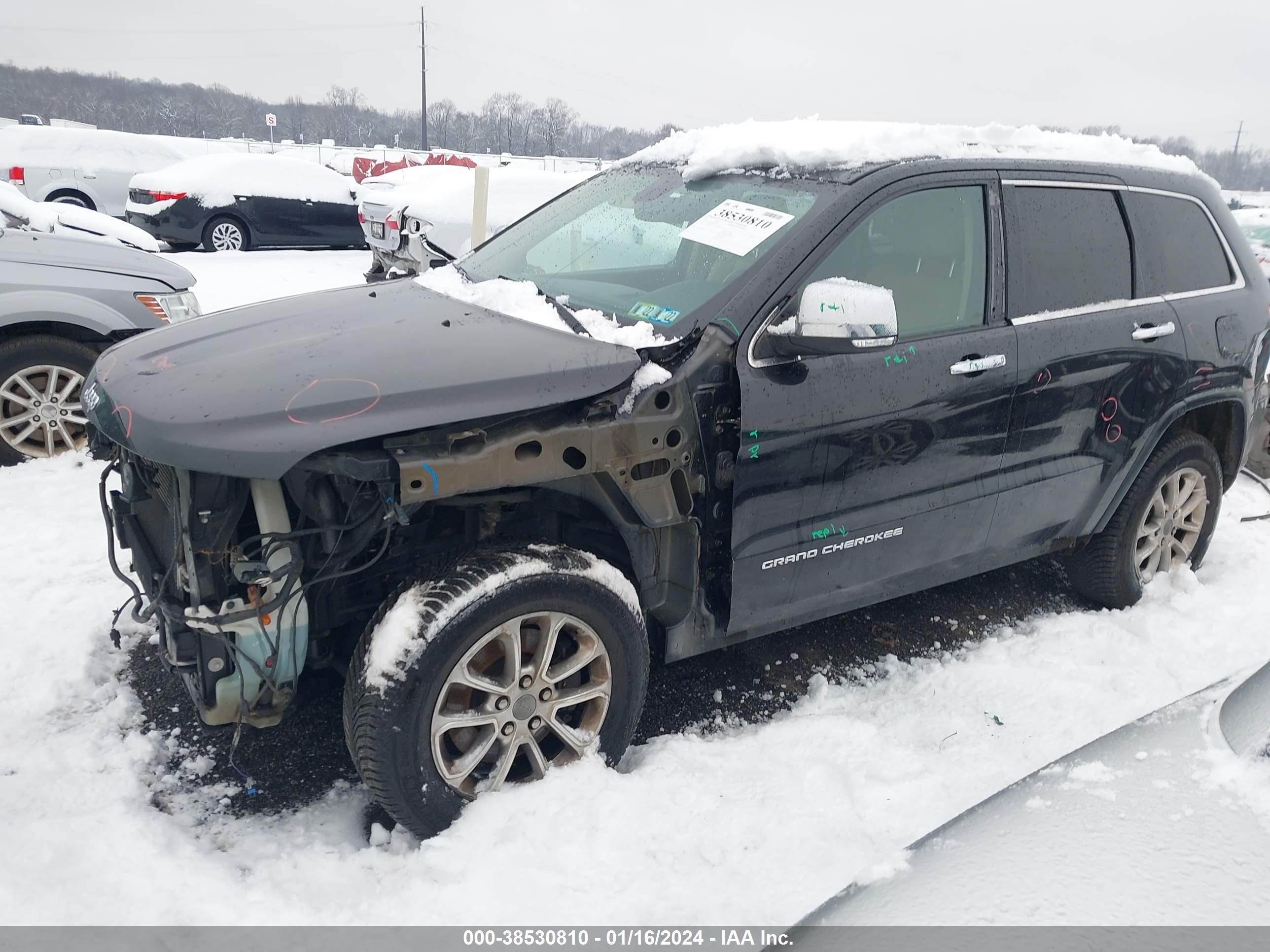 2014 Jeep Grand Cherokee Limited vin: 1C4RJFBT1EC120054