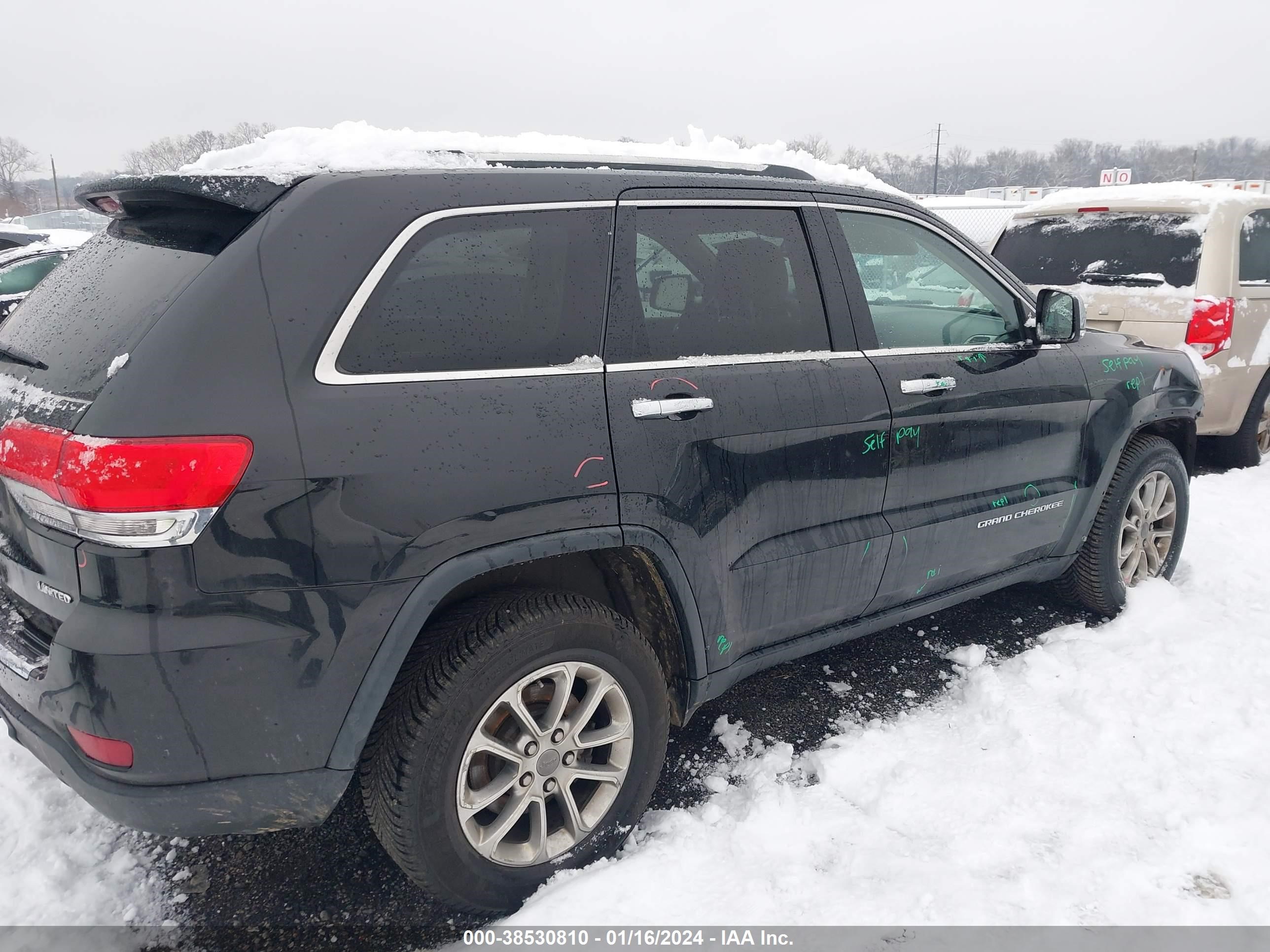 2014 Jeep Grand Cherokee Limited vin: 1C4RJFBT1EC120054