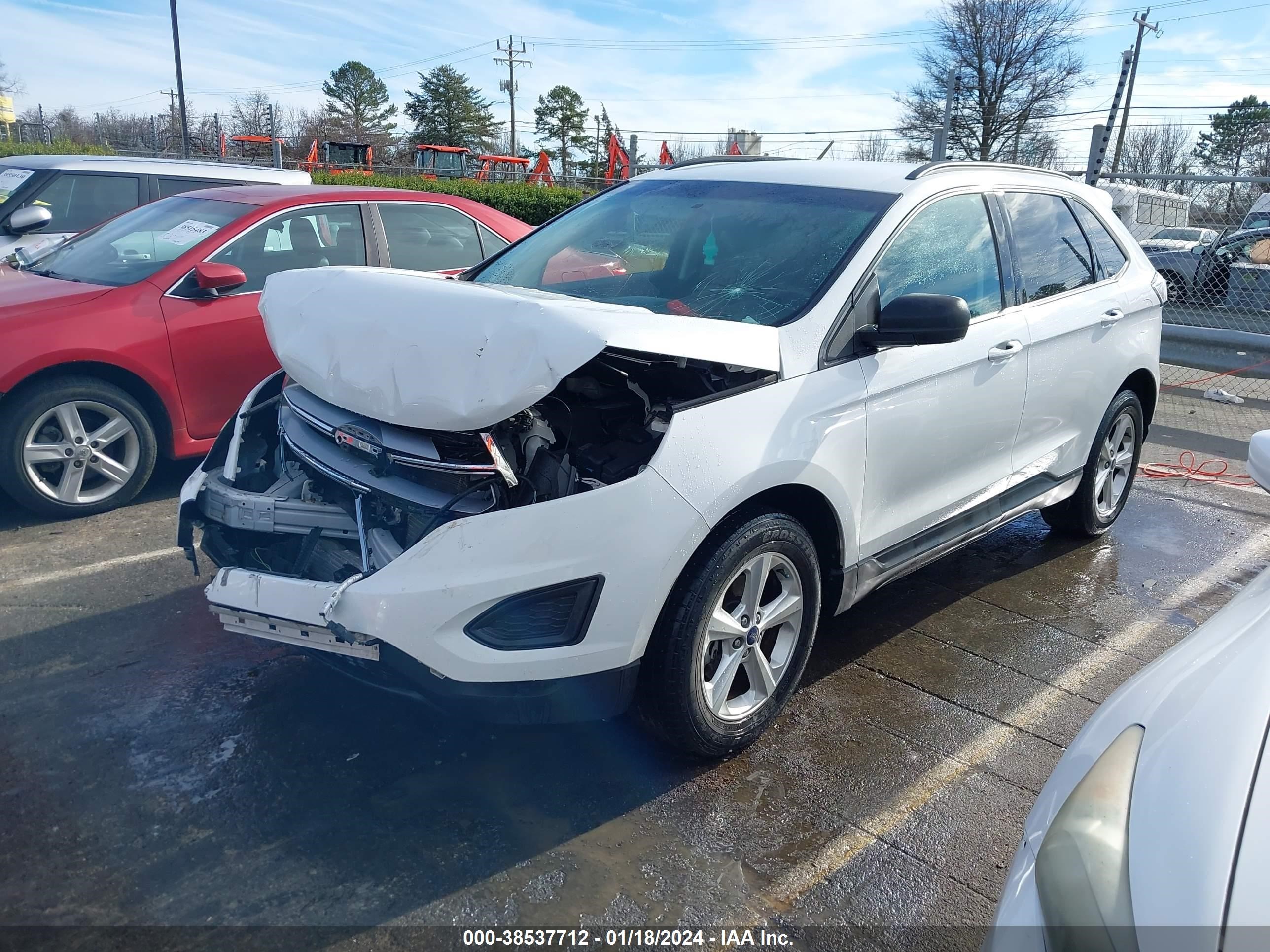 2017 Ford Edge Se vin: 2FMPK3G93HBB02476