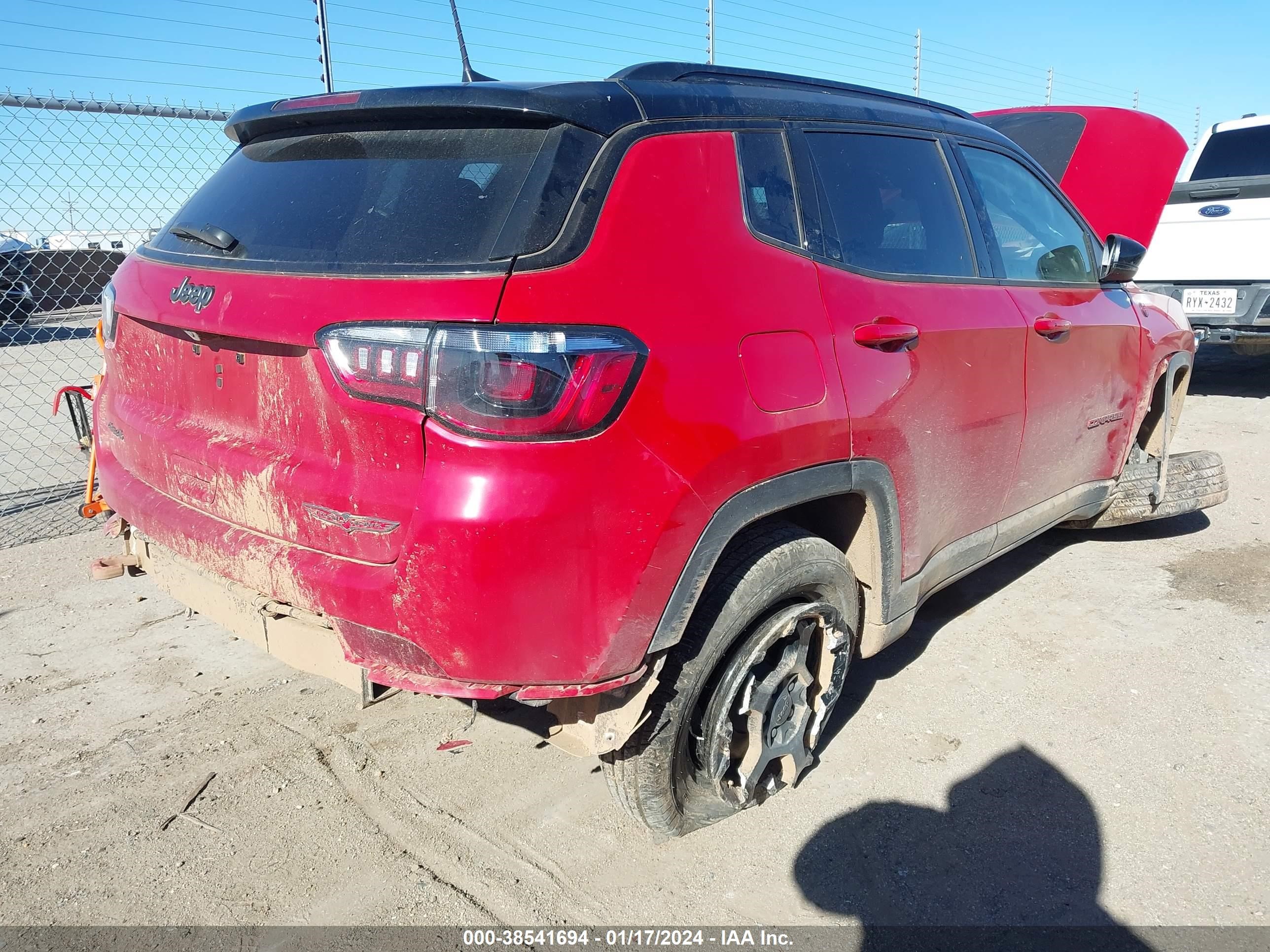 2023 Jeep Compass Trailhawk 4X4 vin: 3C4NJDDN9PT544414