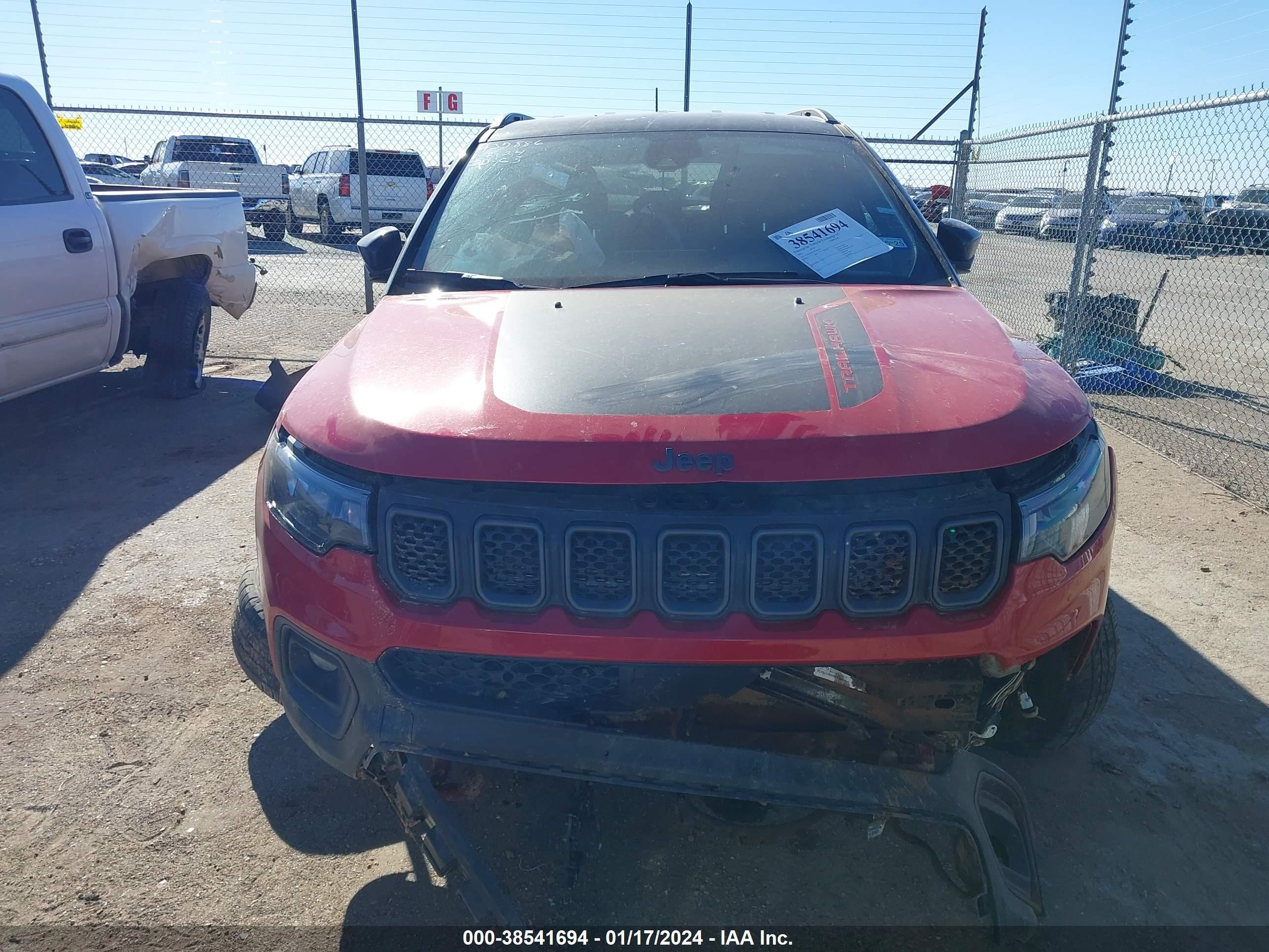 2023 Jeep Compass Trailhawk 4X4 vin: 3C4NJDDN9PT544414