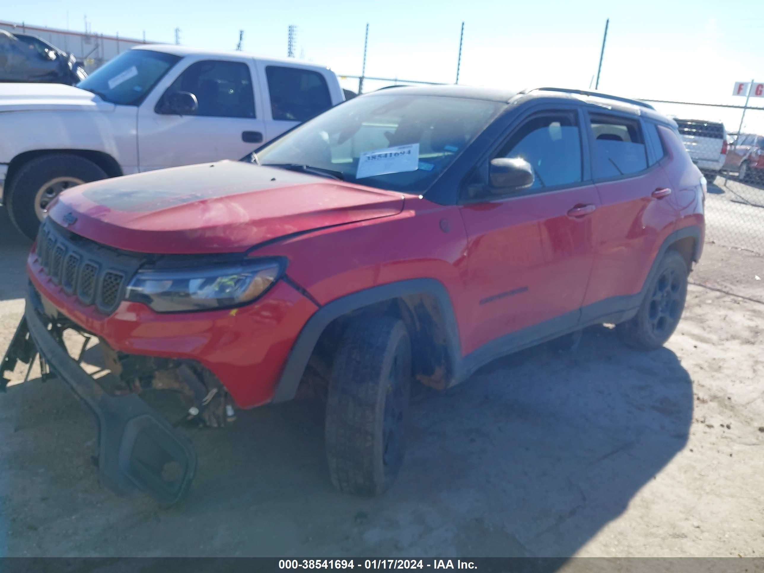 2023 Jeep Compass Trailhawk 4X4 vin: 3C4NJDDN9PT544414