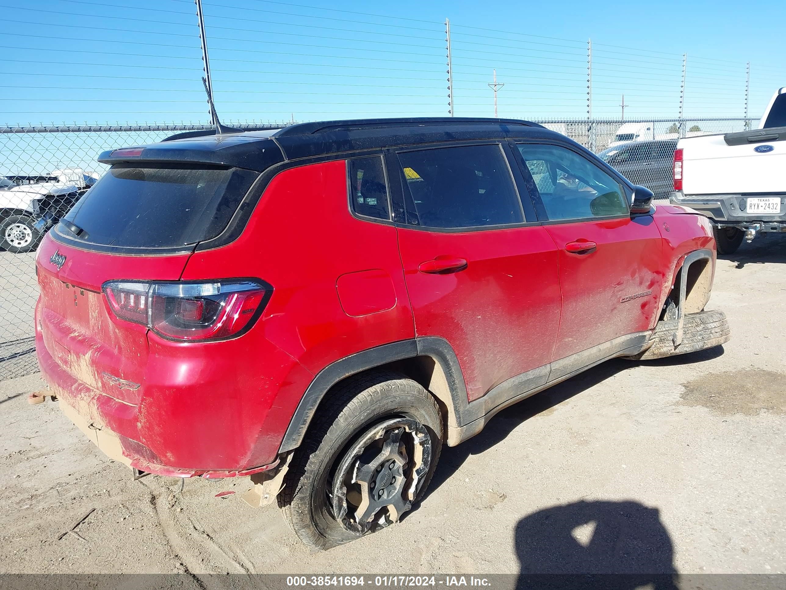 2023 Jeep Compass Trailhawk 4X4 vin: 3C4NJDDN9PT544414