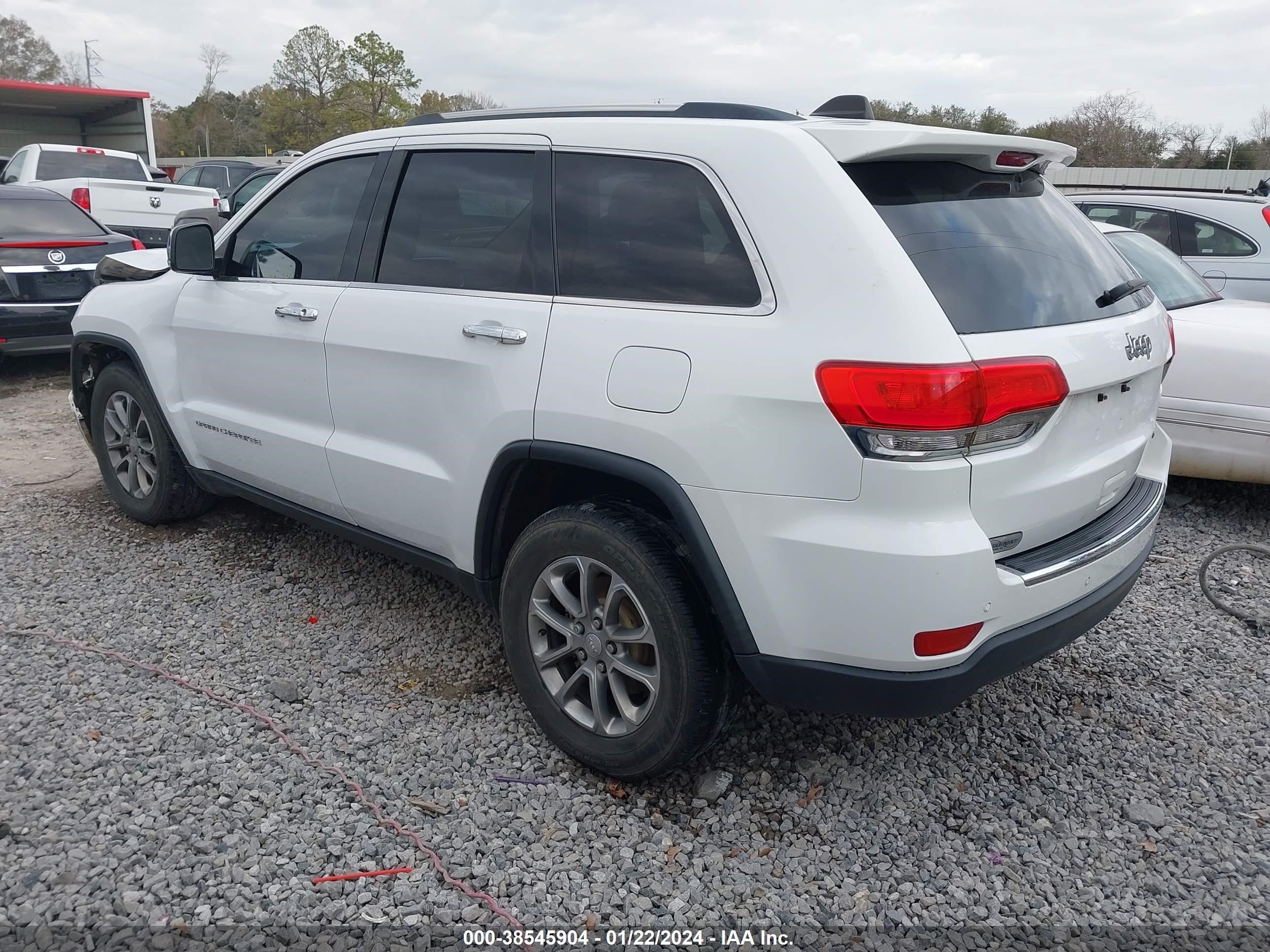 2016 Jeep Grand Cherokee Limited vin: 1C4RJEBG3GC500609