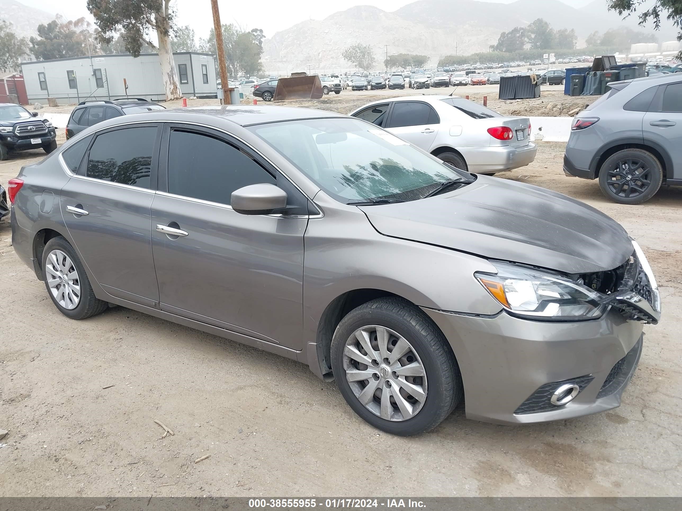 2017 Nissan Sentra Sv vin: 3N1AB7AP0HL644425