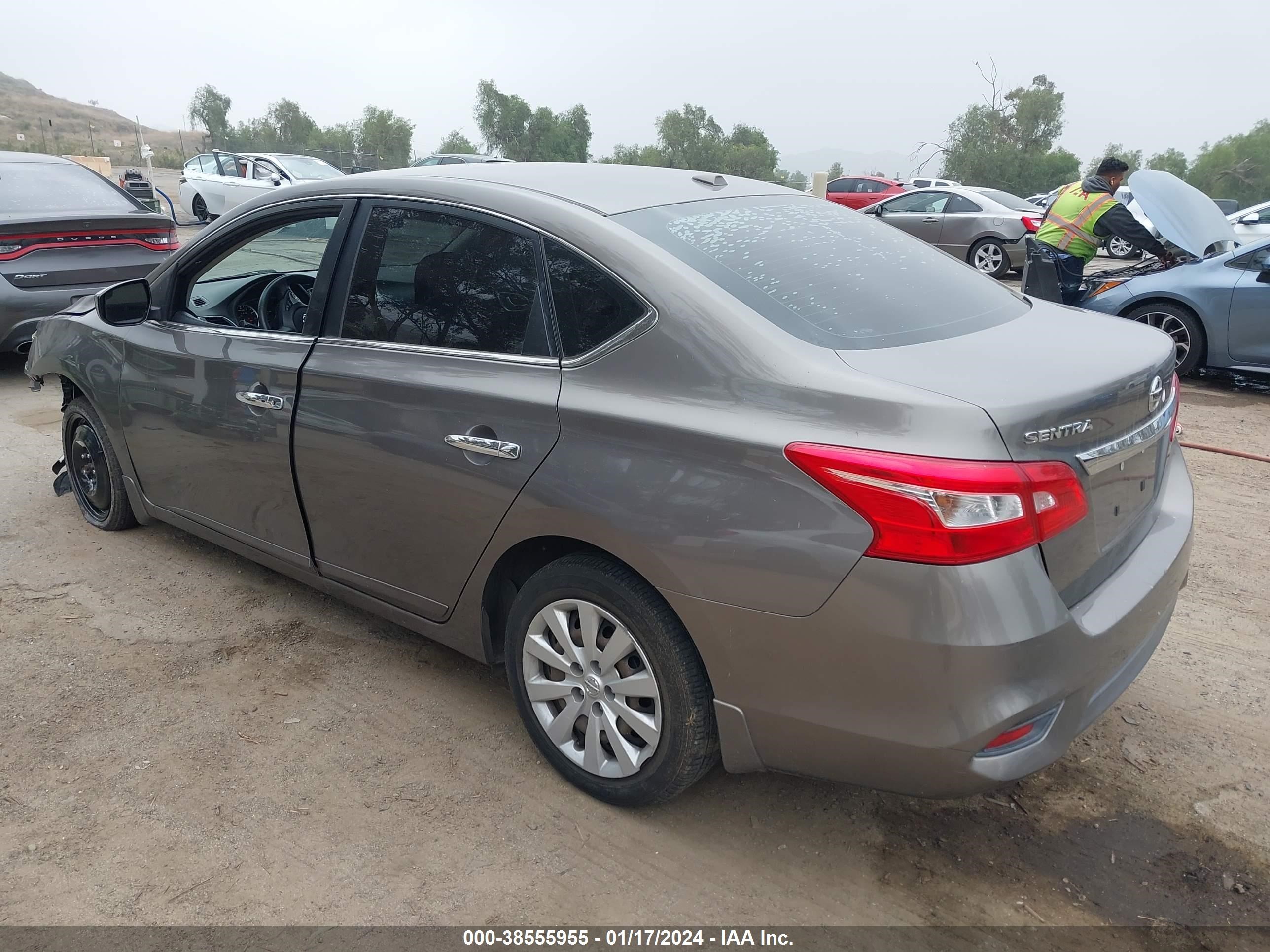 2017 Nissan Sentra Sv vin: 3N1AB7AP0HL644425