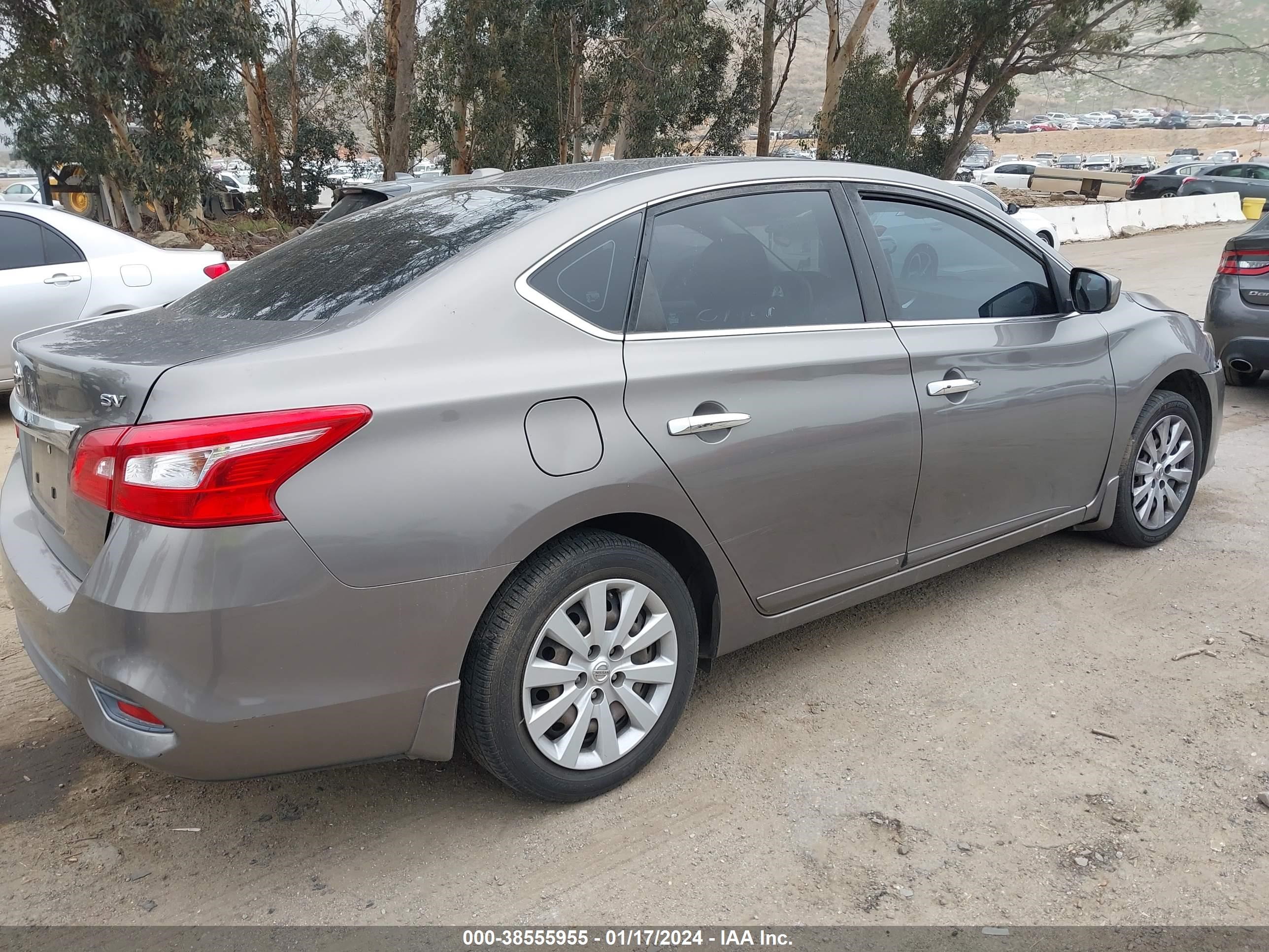 2017 Nissan Sentra Sv vin: 3N1AB7AP0HL644425