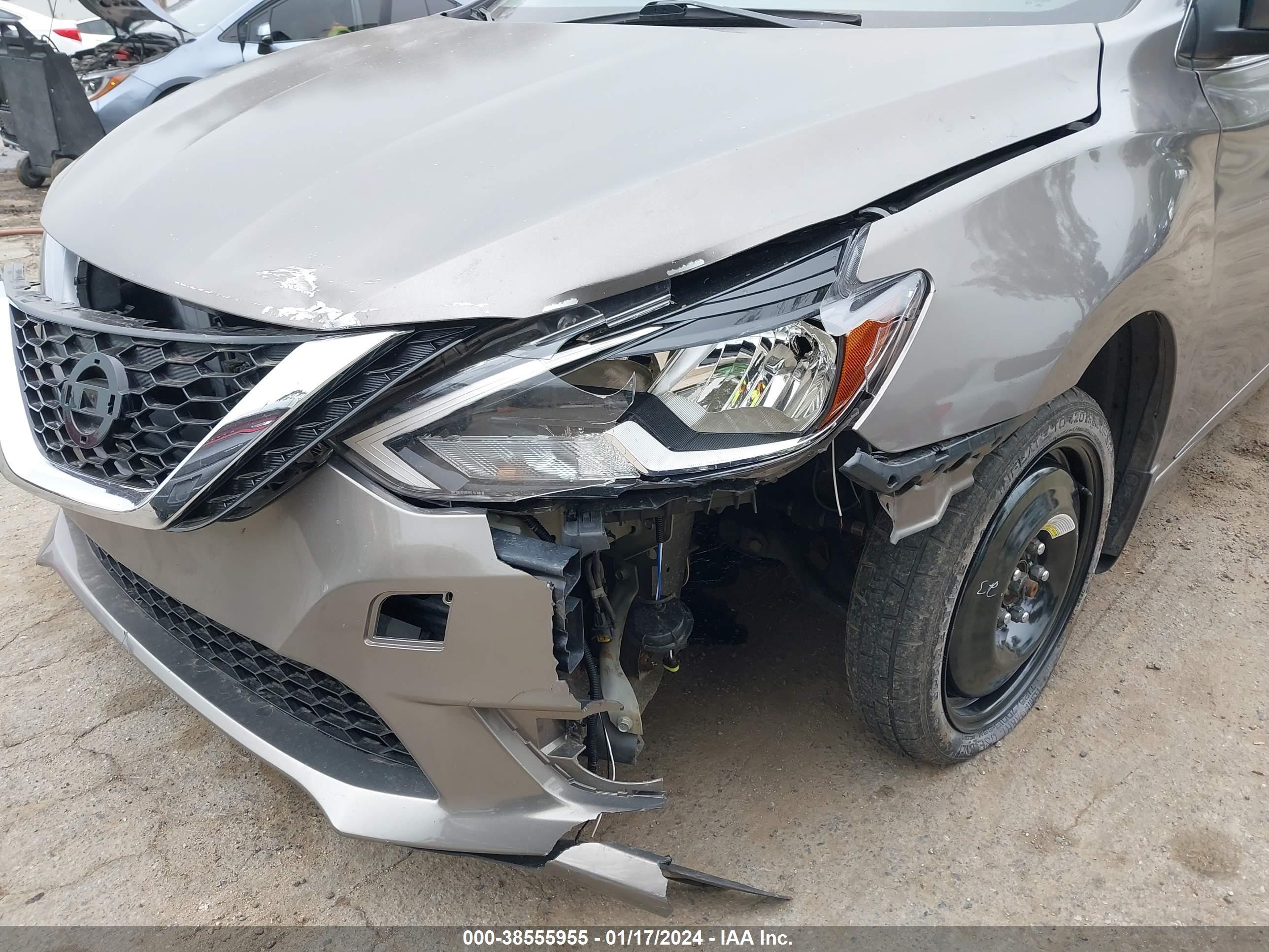 2017 Nissan Sentra Sv vin: 3N1AB7AP0HL644425