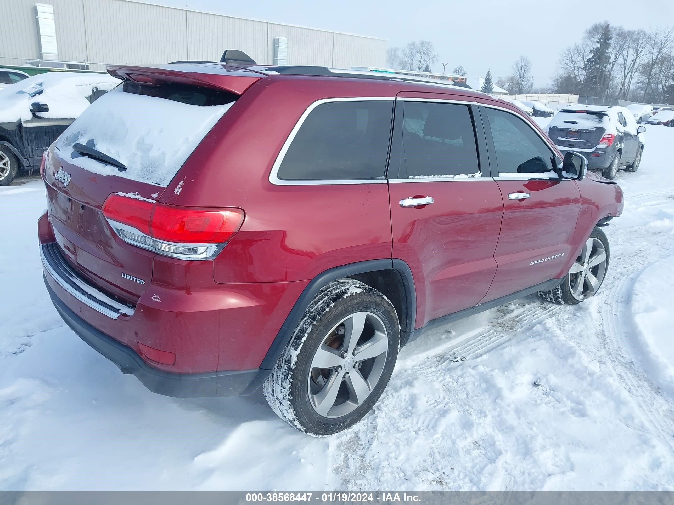 2015 Jeep Grand Cherokee Limited vin: 1C4RJFBG5FC106923
