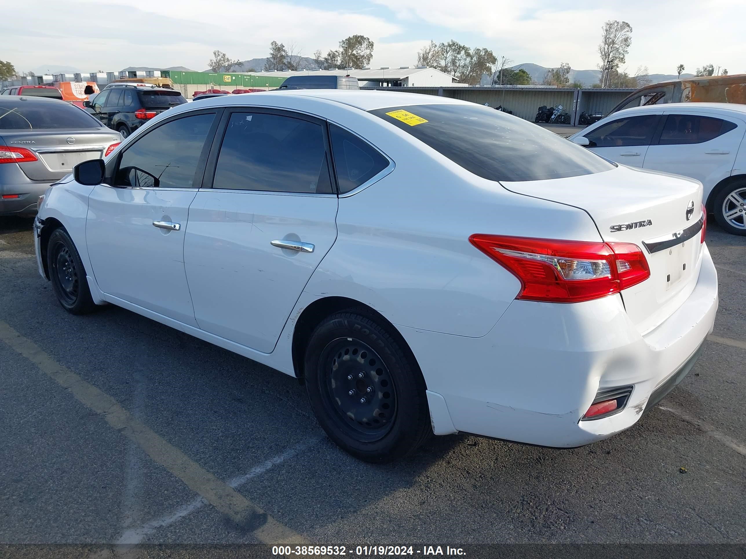 2017 Nissan Sentra S vin: 3N1AB7AP0HY263533