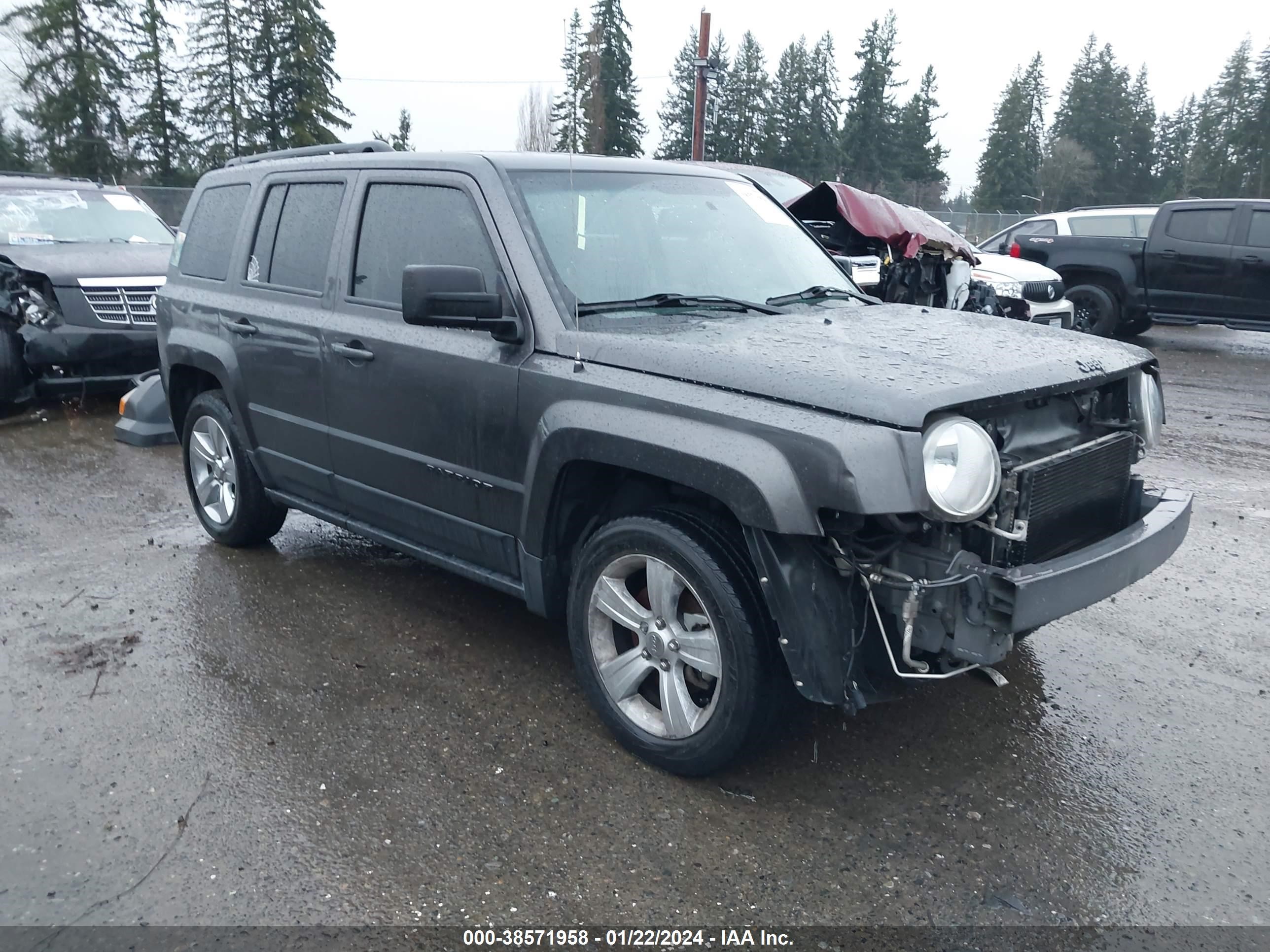 2017 Jeep Patriot Latitude Fwd vin: 1C4NJPFA5HD116858