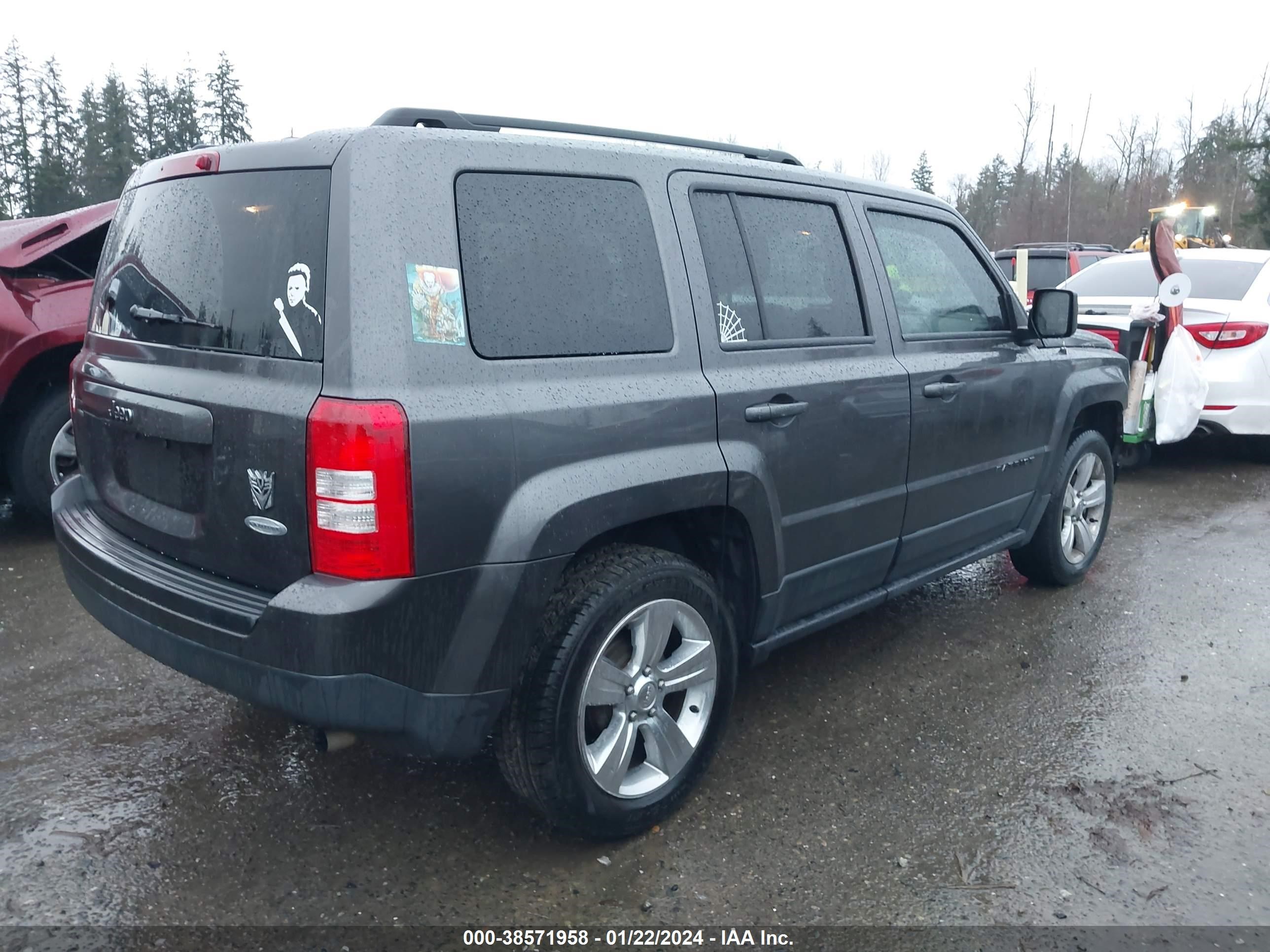 2017 Jeep Patriot Latitude Fwd vin: 1C4NJPFA5HD116858