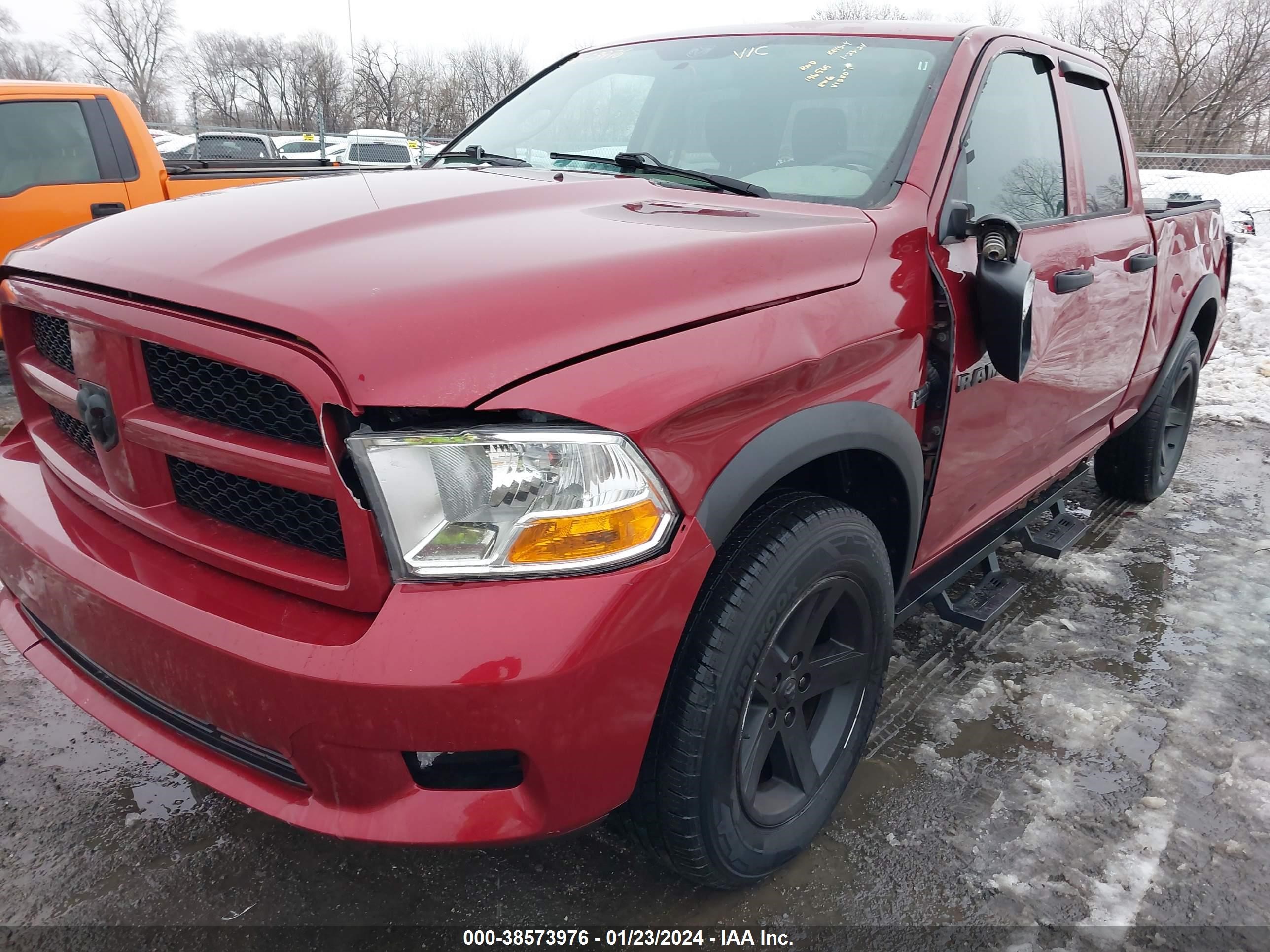 2012 Ram 1500 St vin: 1C6RD7FTXCS231252