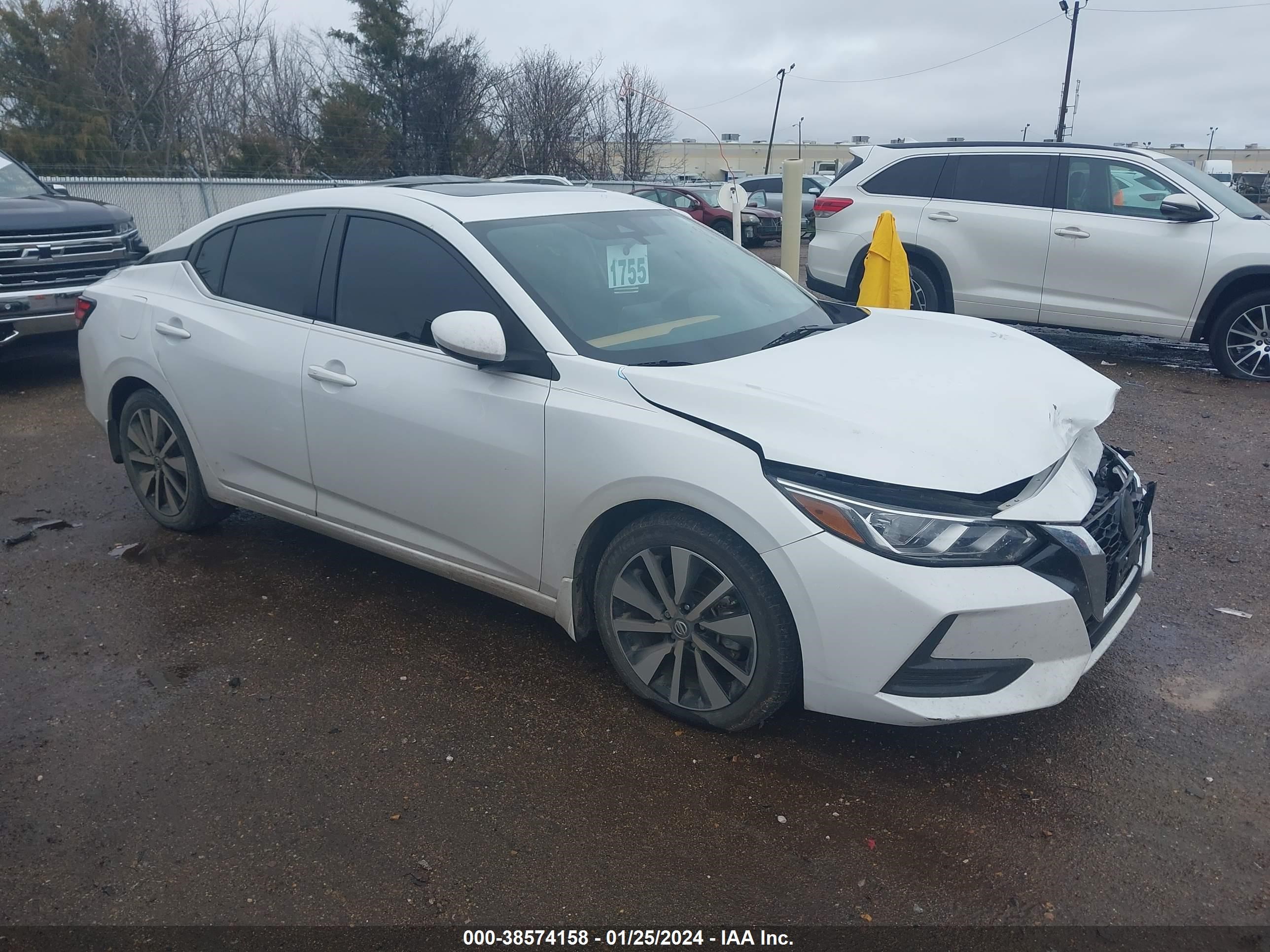 2021 Nissan Sentra Sv Xtronic Cvt vin: 3N1AB8CV4MY314236