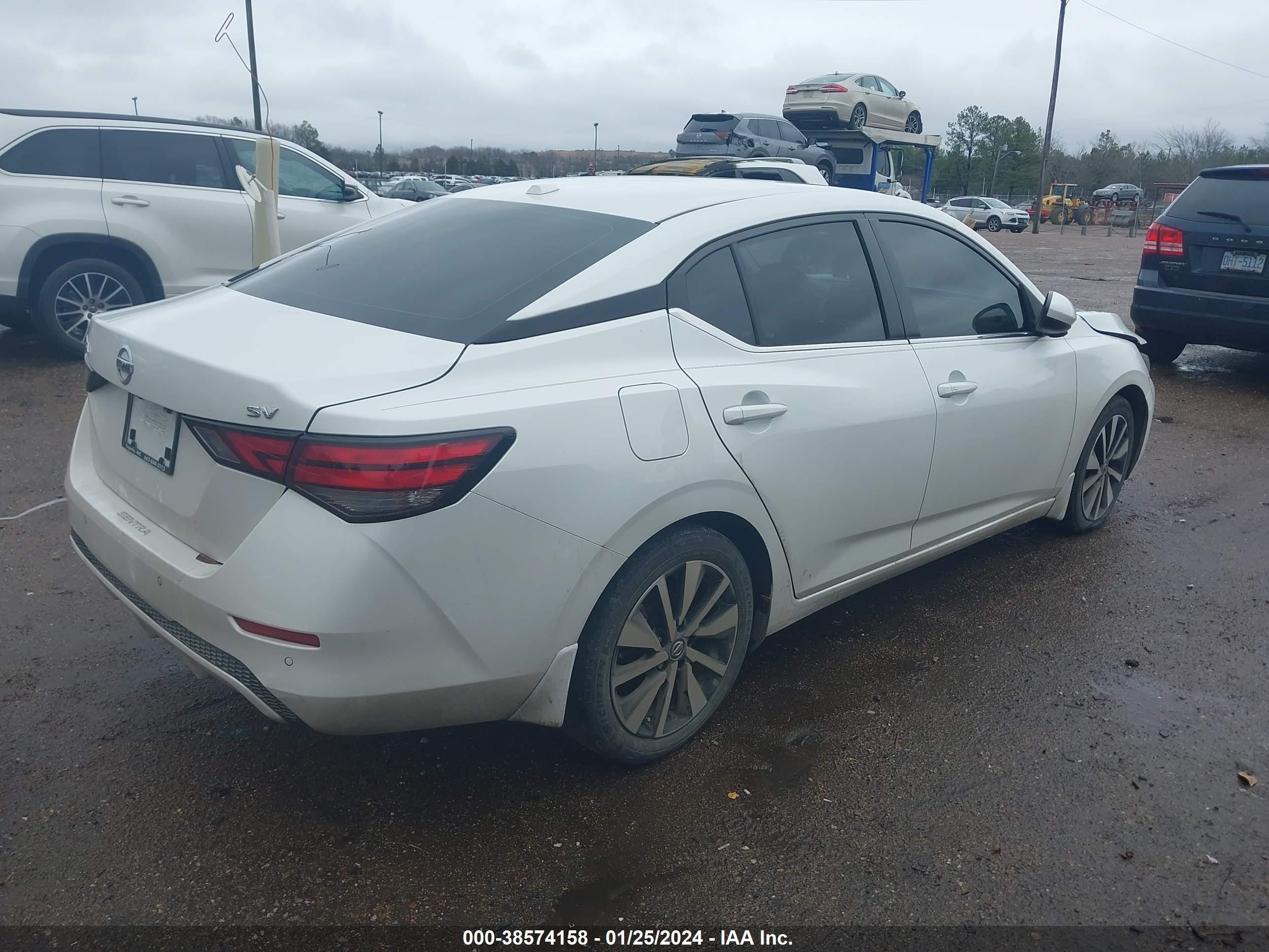 2021 Nissan Sentra Sv Xtronic Cvt vin: 3N1AB8CV4MY314236