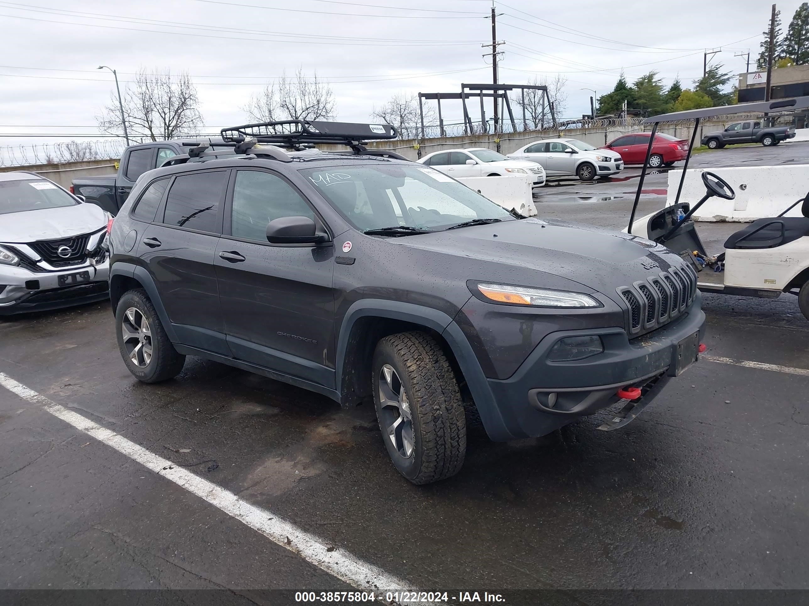 2014 Jeep Cherokee Trailhawk vin: 1C4PJMBS1EW277522