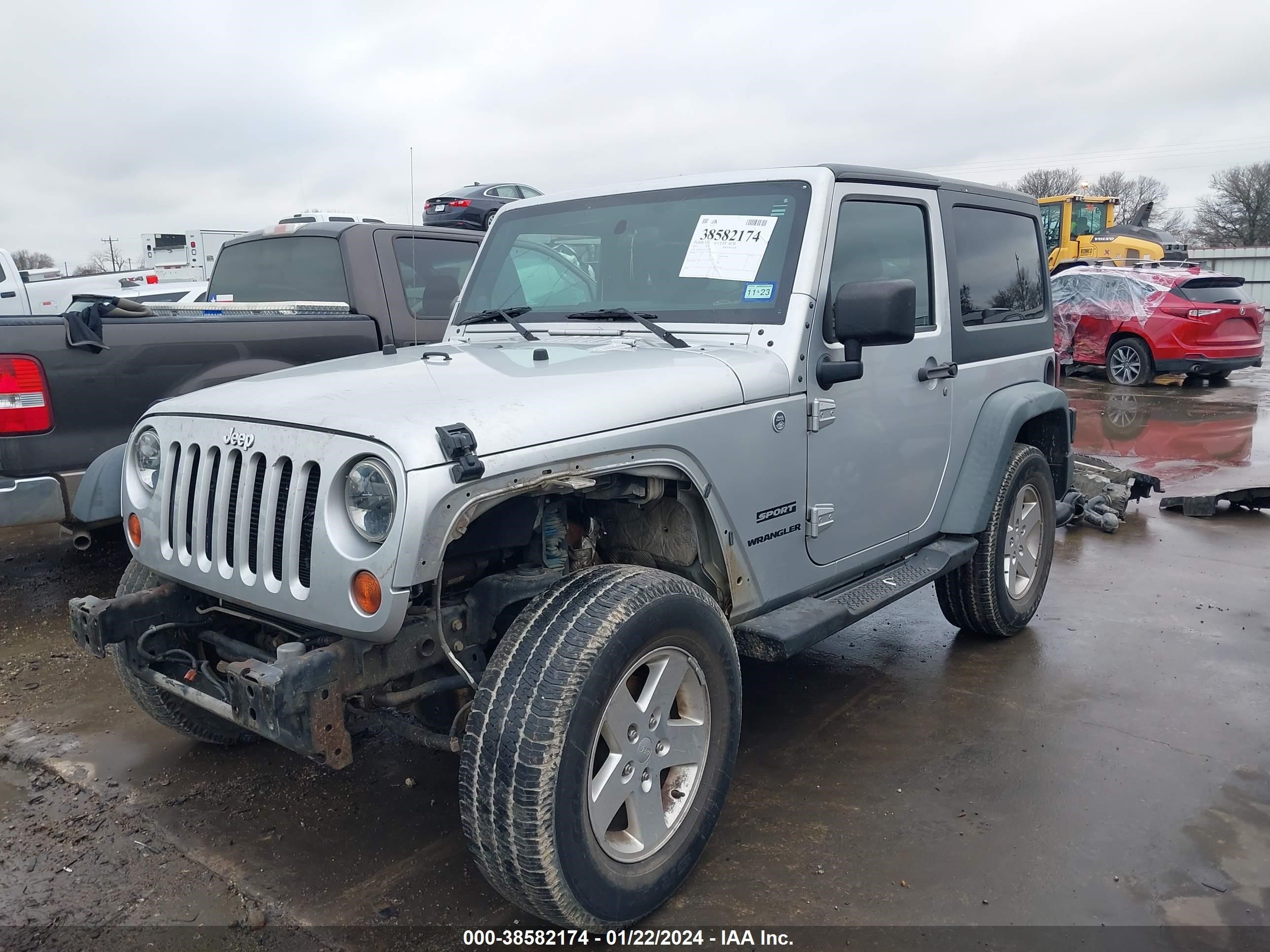 2012 Jeep Wrangler Sport vin: 1C4GJWAG1CL181882