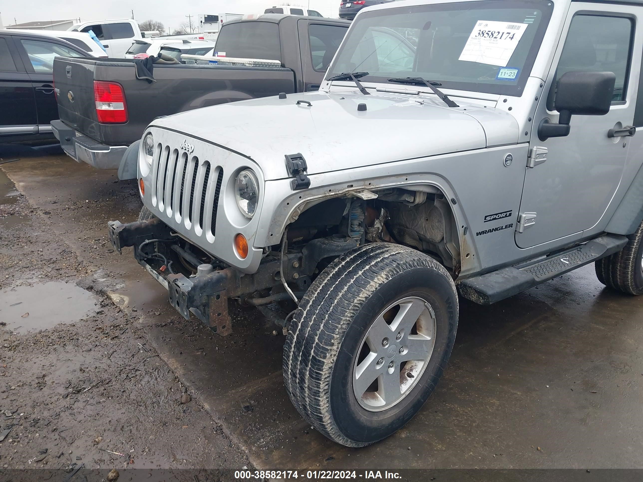 2012 Jeep Wrangler Sport vin: 1C4GJWAG1CL181882