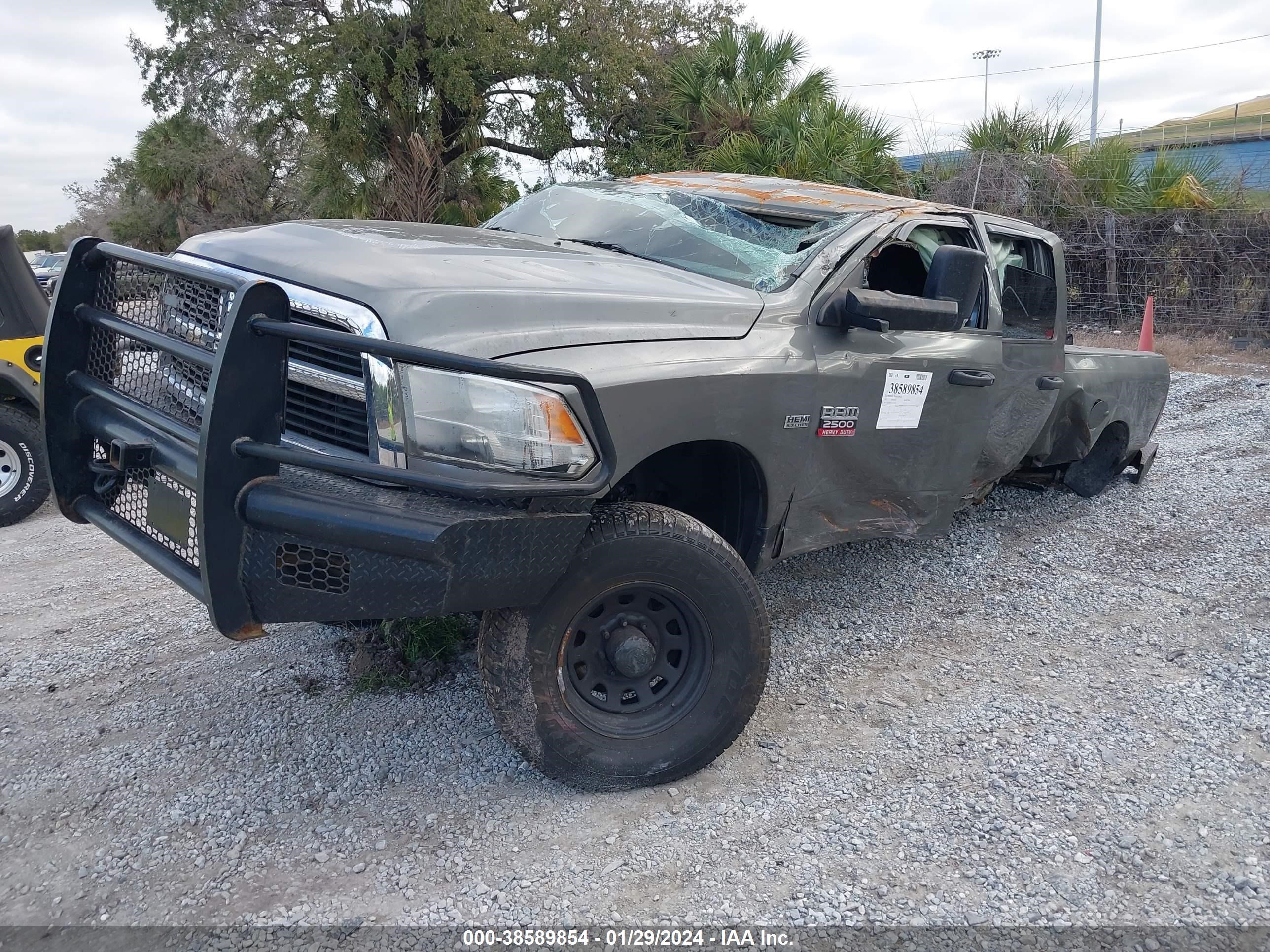 2012 Ram 2500 St vin: 3C6TD5CT4CG333524