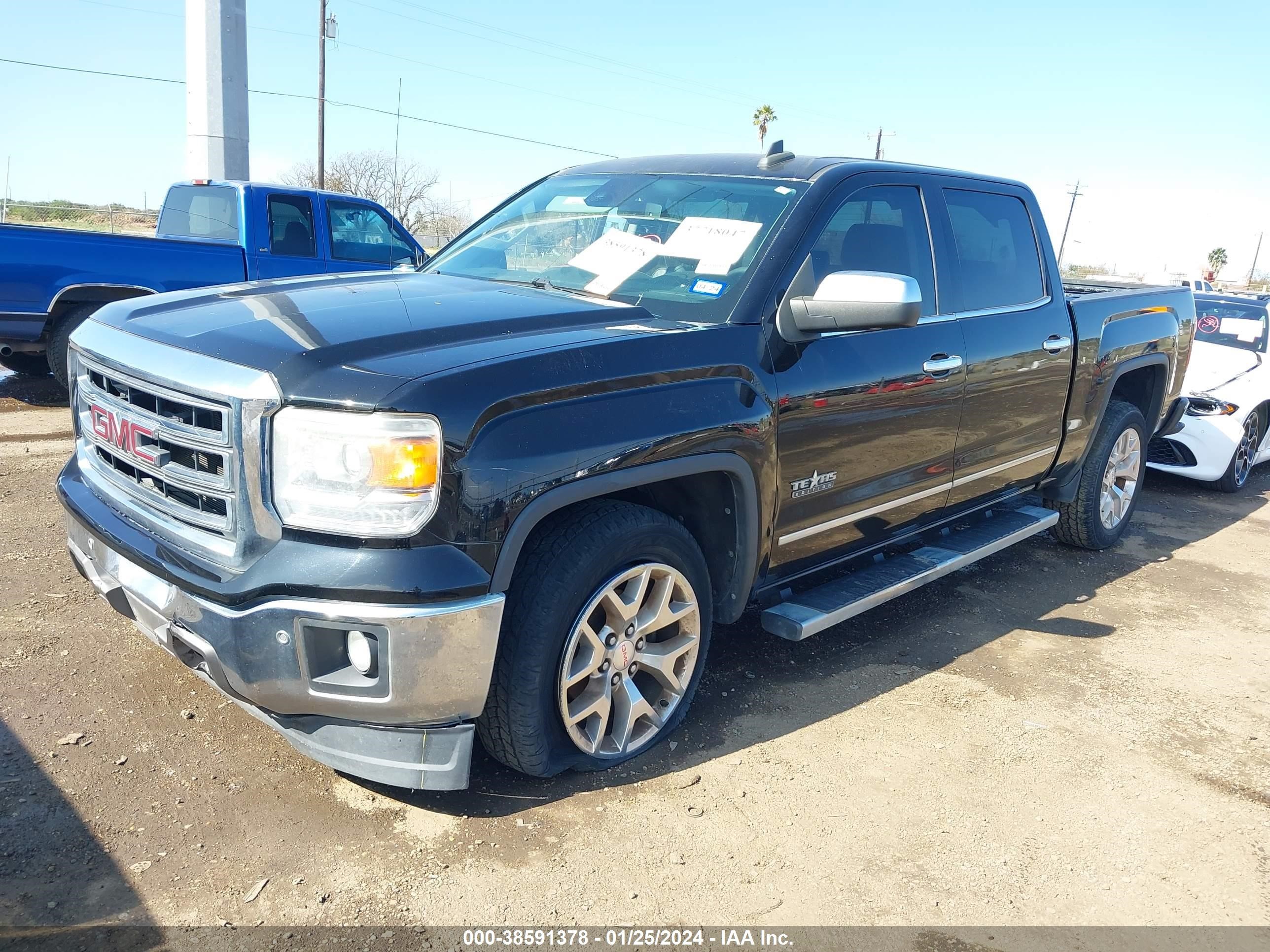 2015 GMC Sierra 1500 Slt vin: 3GTP1VEC3FG353493